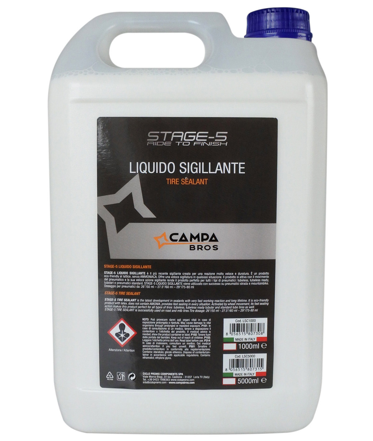 LIQUIDO SIGILLANTE CAMPABROS DA 5000ML "AMMONIA FREE"