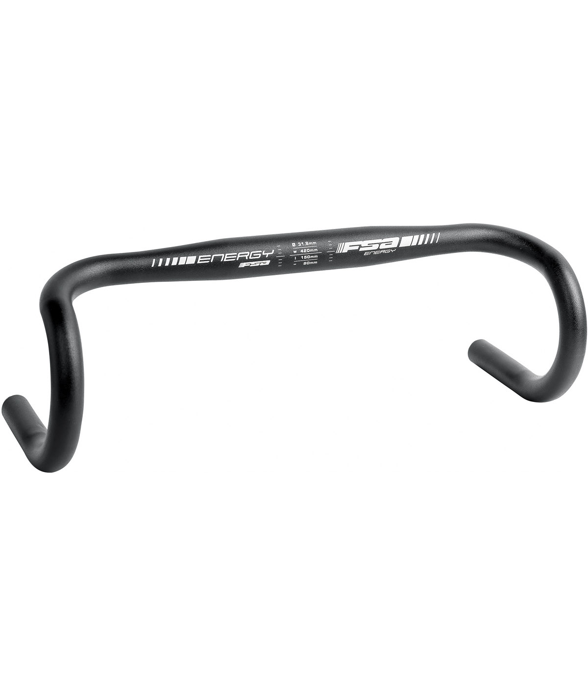 Piega Energy traditional Ø31,8x400mm nera
