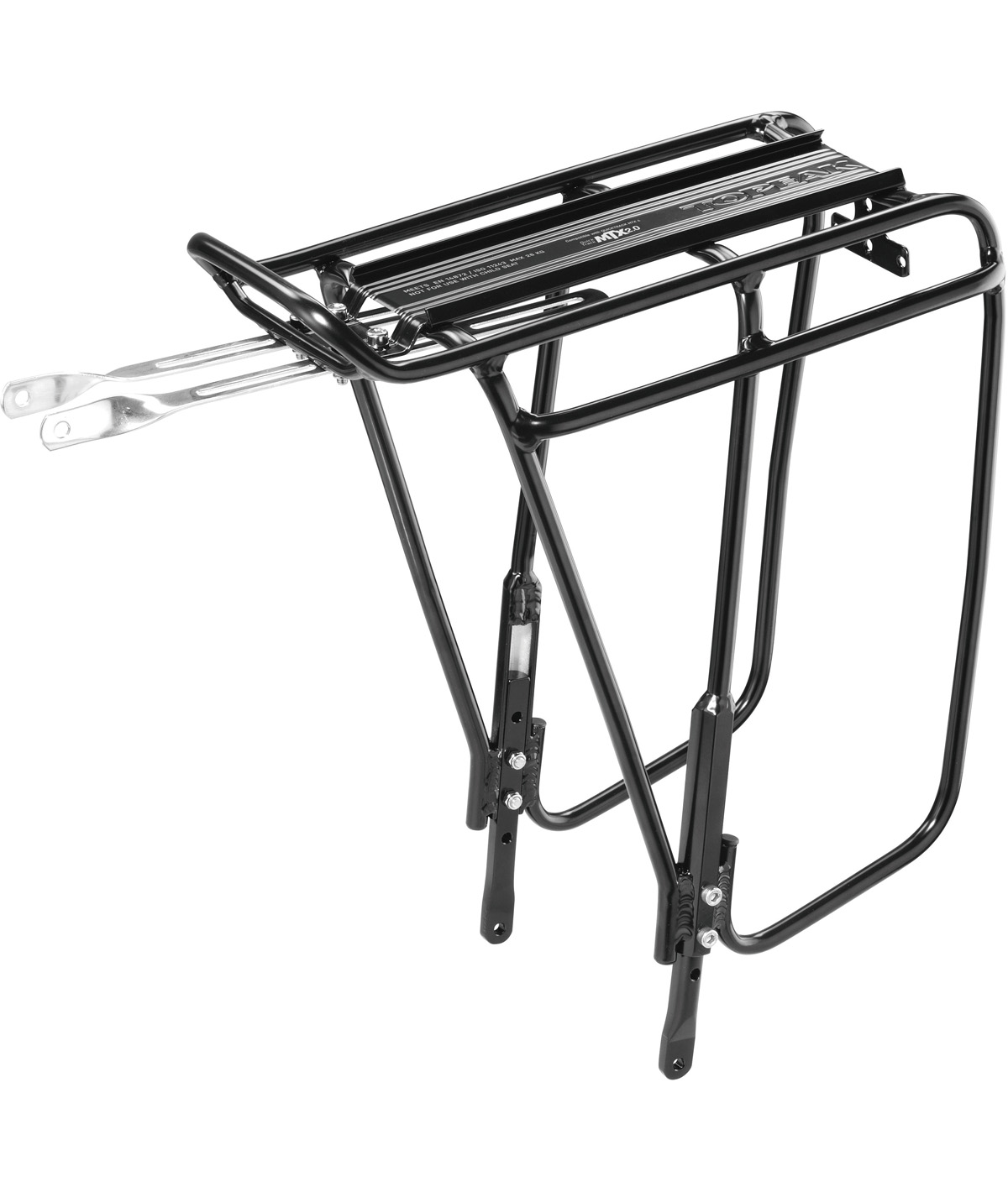 Portapacchi posteriore Uni Super Tourist DX (non disco) con sistema MTX/MTX 2.0 QuickTrack - per ruote 24" - 29" e 700C