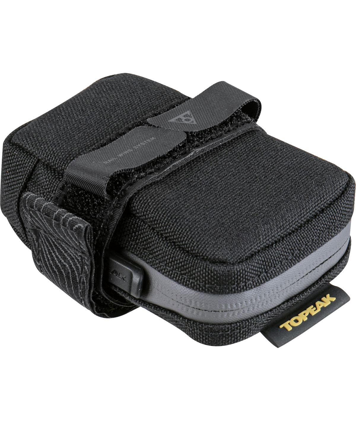 Borsello sottosella Elementa Seatbag Slim taglia XS (0,2 L) nero con cinturino in velcro