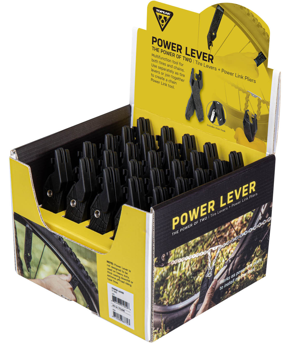 Espositore da banco Power Lever da 25 set