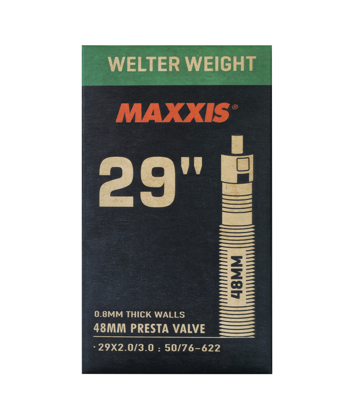 Camera d'aria 29x200/300 presta 48mm smontabile Welter Weight
