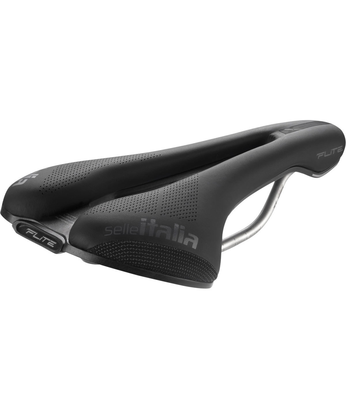 Sella Flite Boost X-Cross SuperFlow L telaio in TI 316 Fibra-Tek nera