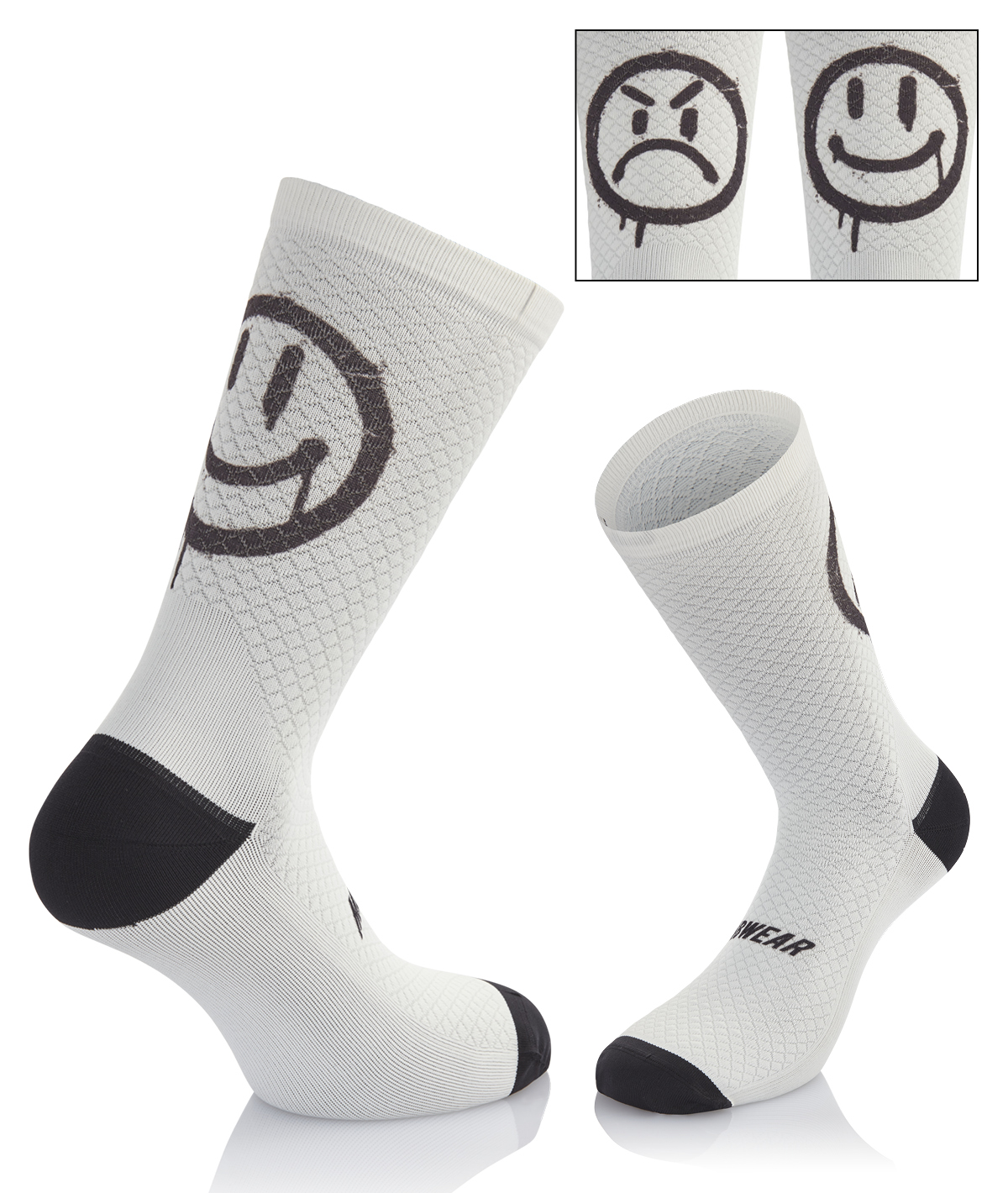 Calzino MB Wear Smile Emotions bianco H20 L/XL