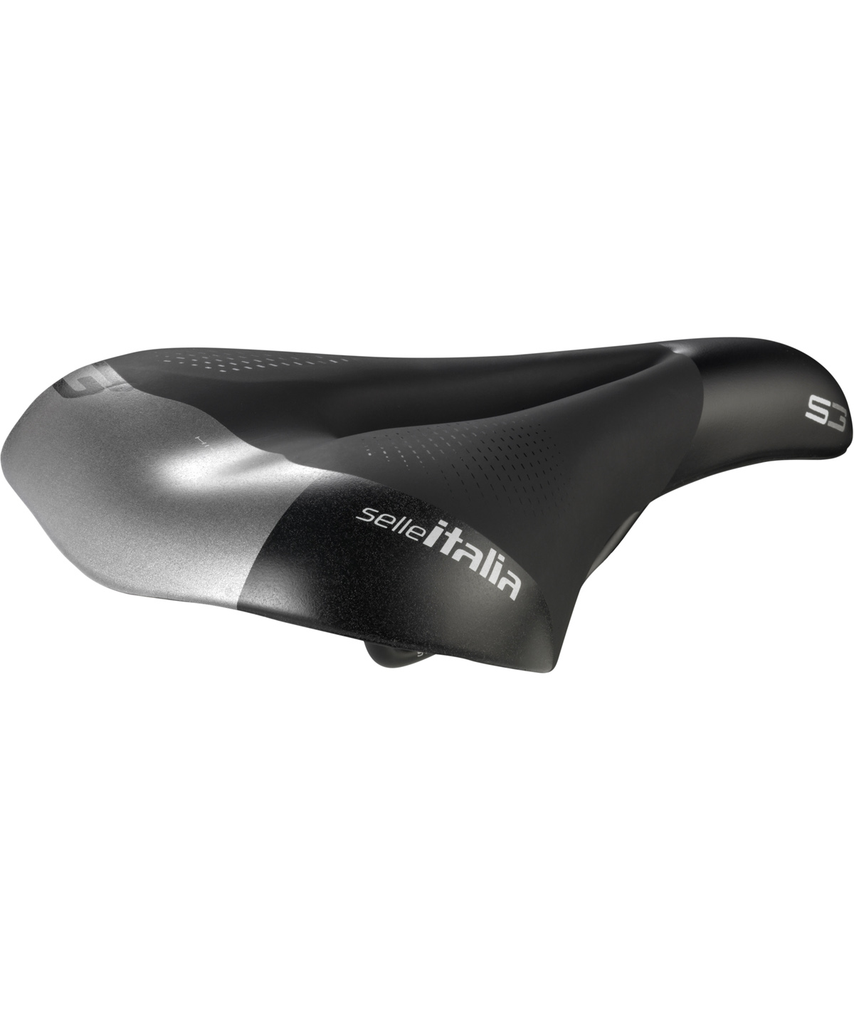 Sella S 3 Flow L telaio in Fec Alloy soft-tek nera