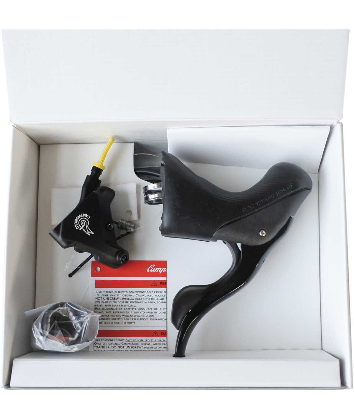 Comando Ergopower DB Dx Chorus 12v. + Pinza Post. 140 c/olio