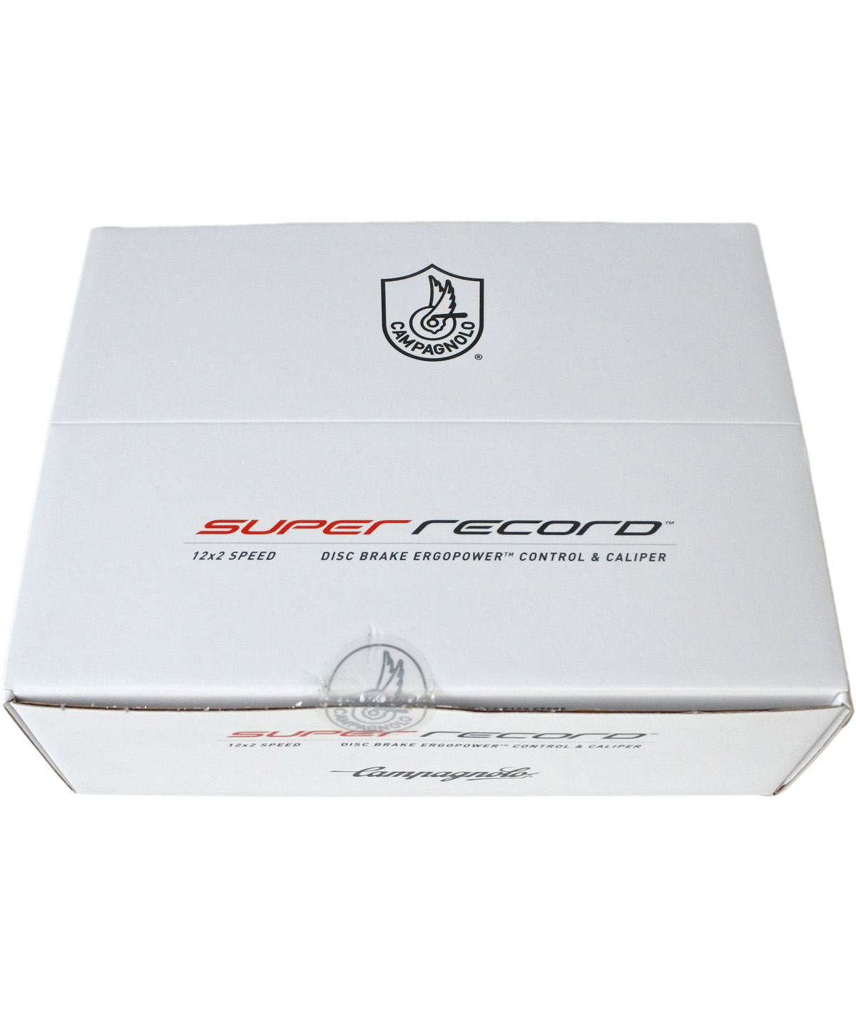 Comando Ergopower DB Dx Super Record 12v. + Pinza Post. 160 c/olio