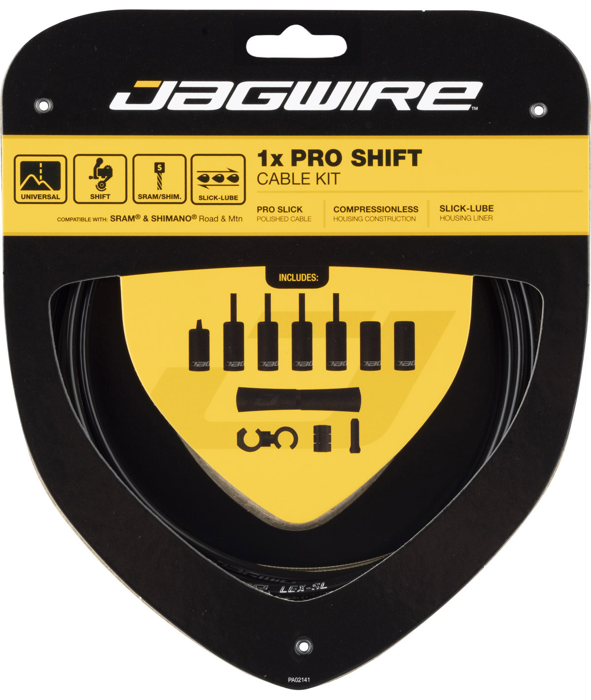 Kit cavi e guaine 1X Pro cambio nero