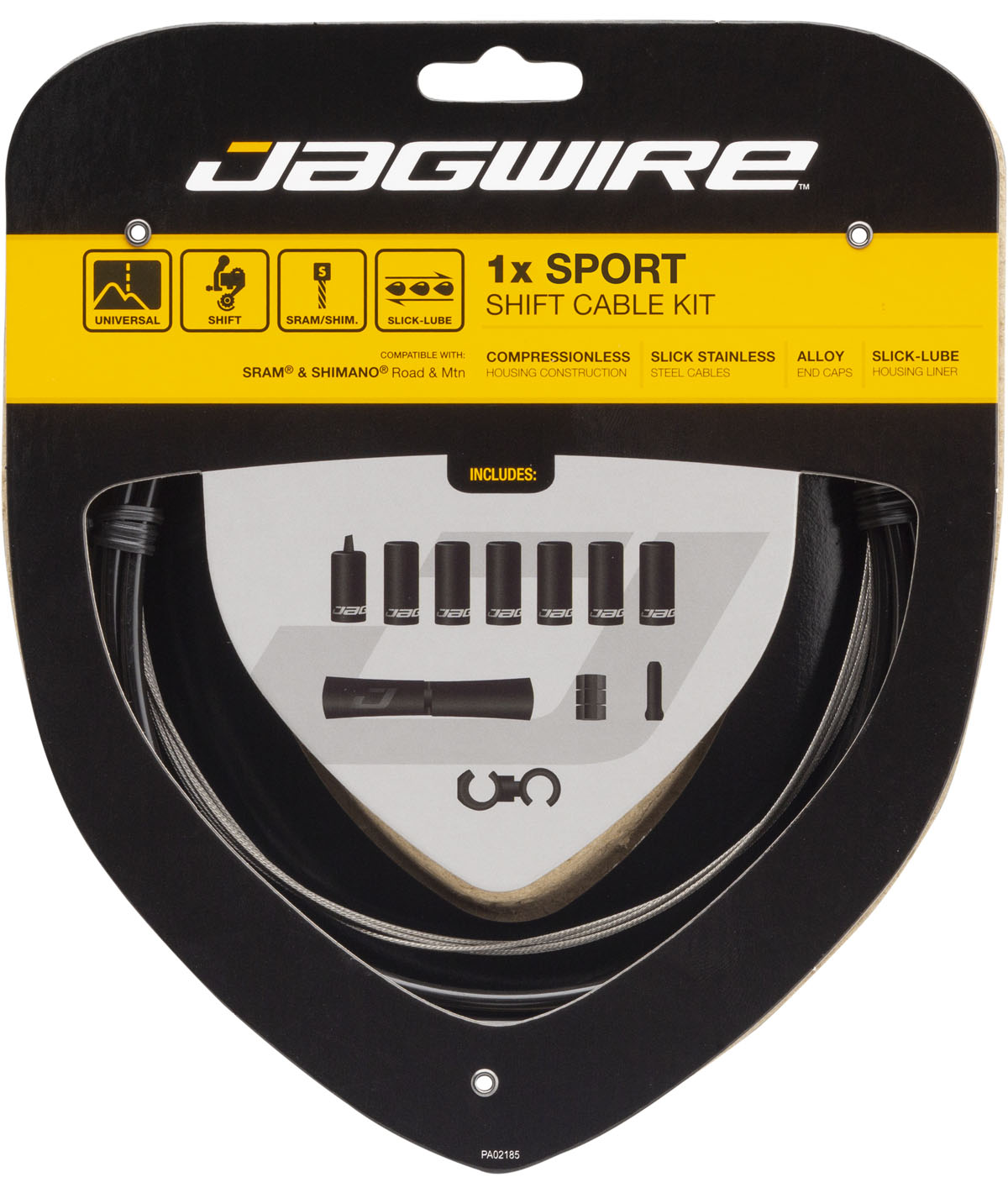 Kit cavi e guaine 1X Sport cambio nero