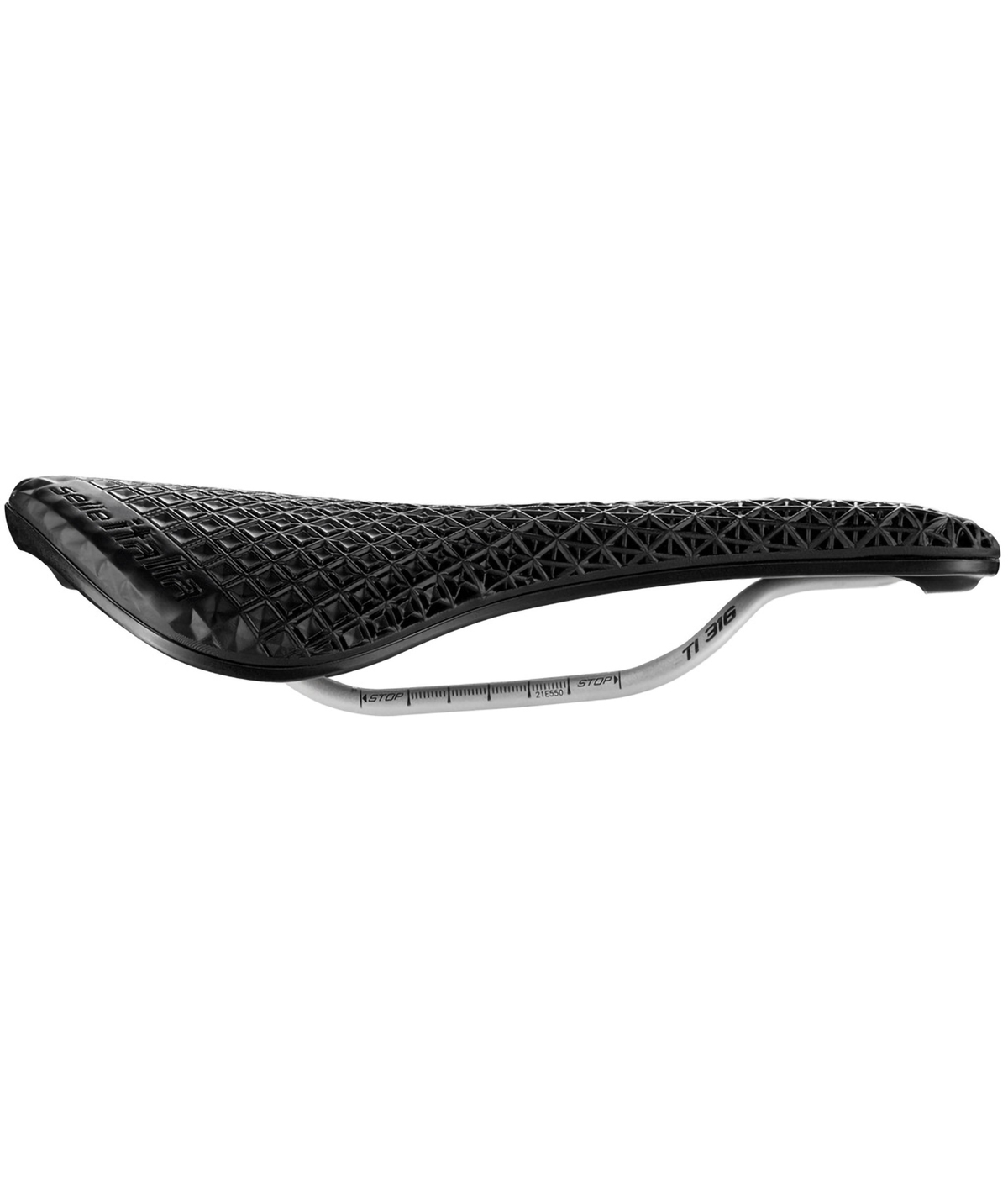 Sella Novus Evo Boost 3D SuperFlow L telaio in TI 316 nera