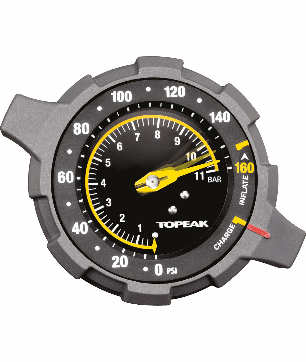 Pompa da pavimento JoeBlow Booster con raccordo SmartHead DX3 e manometro analogico 11 bar/160 psi