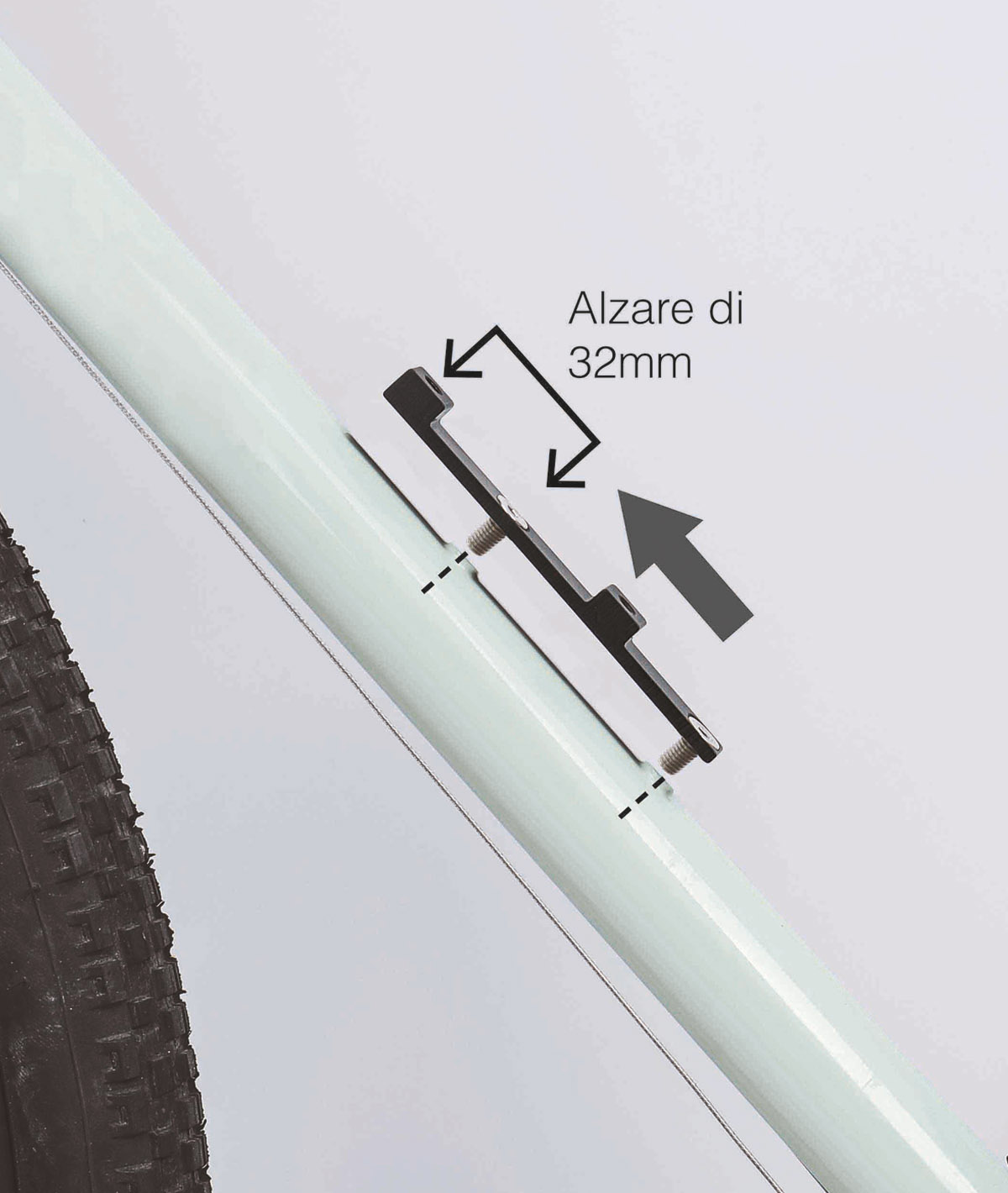 Portaborraccia Ninja Master+ Cage X1AJ con 2 levagomme integrati e staffa di montaggio