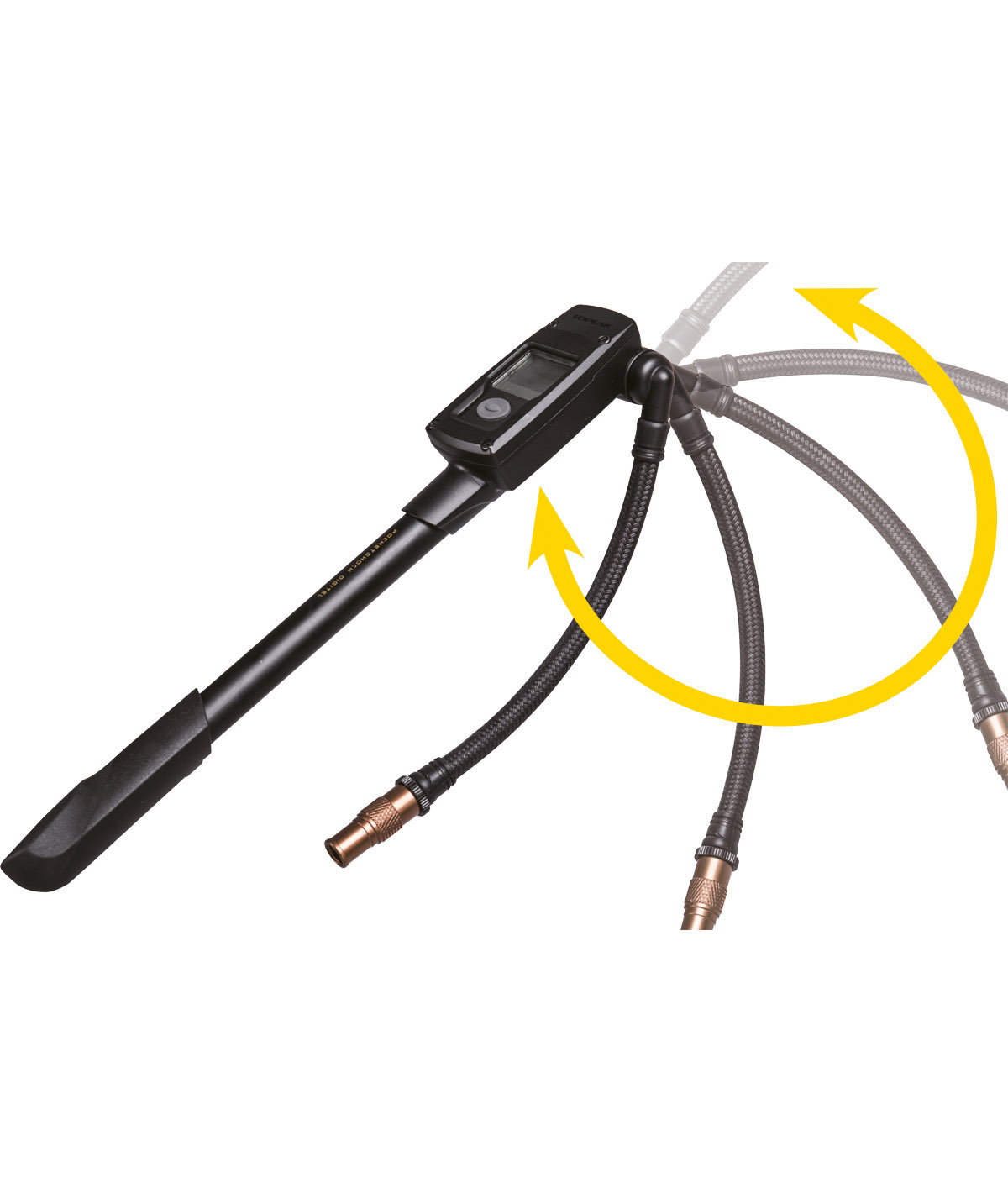Minipompa per ammortizzatori PocketShock Digital con valvola Pressure-Rite e manometro digitale 20.7 bar/300psi