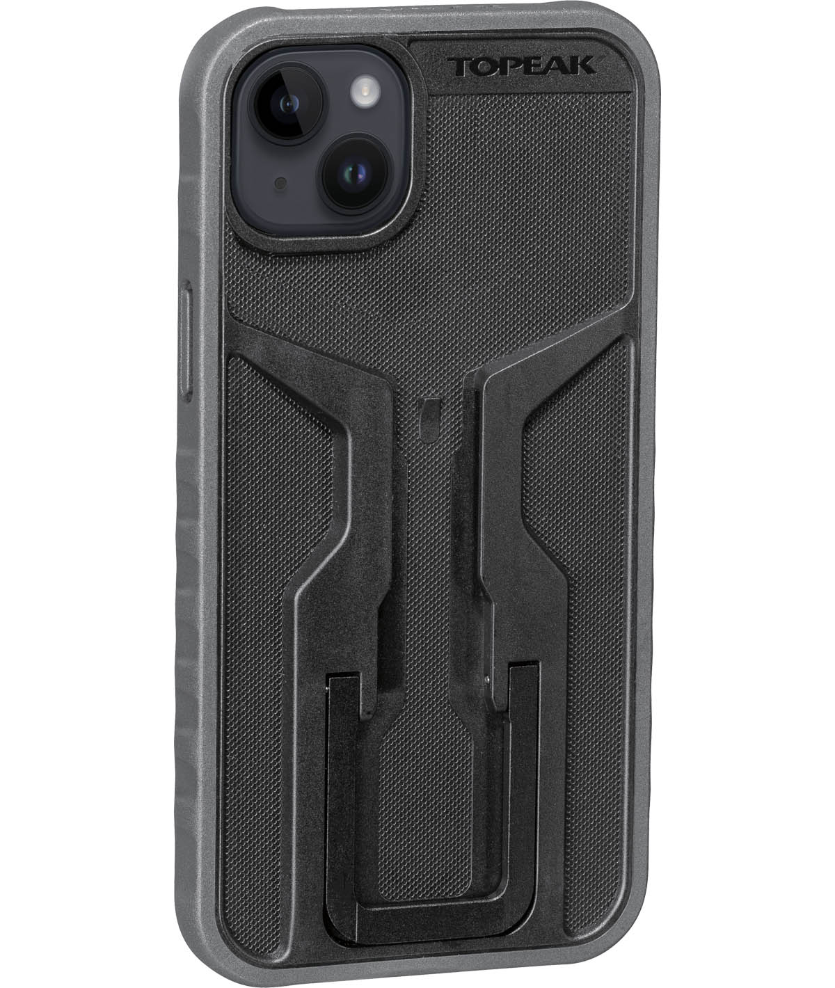 Custodia RideCase per iPhone 14 Plus nera/grigia