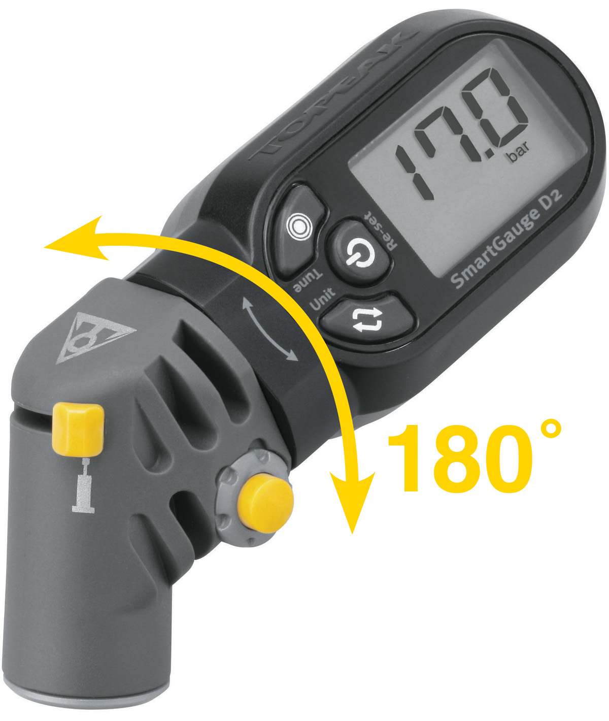 Manometro digitale SmartGauge D2 con raccordo SmartHead 17 bar/250 psi