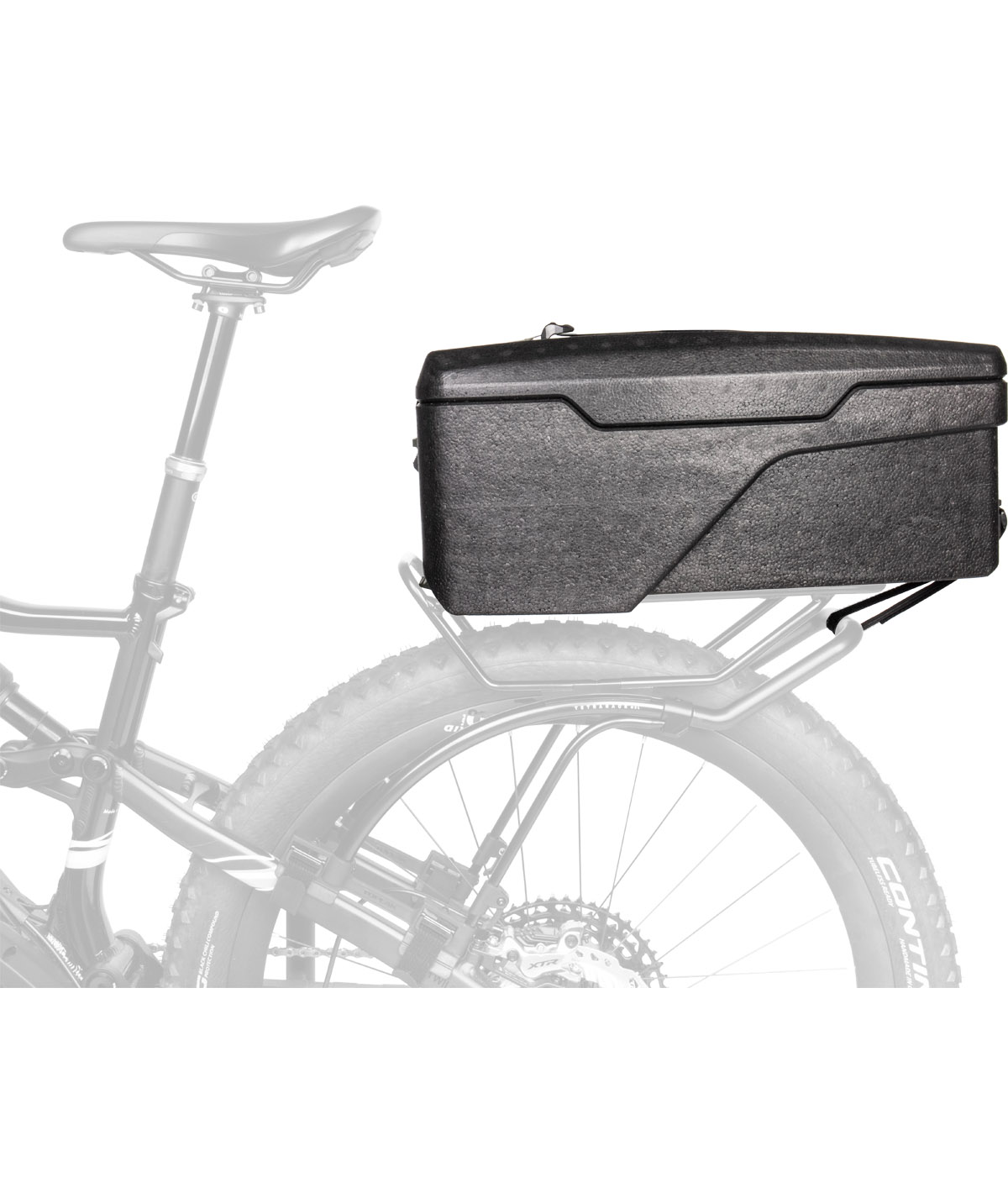 Contenitore portapacchi E-Xplorer TrunkBox (8,5 L) per batteria con sistema MTX QuickTrack 2.0