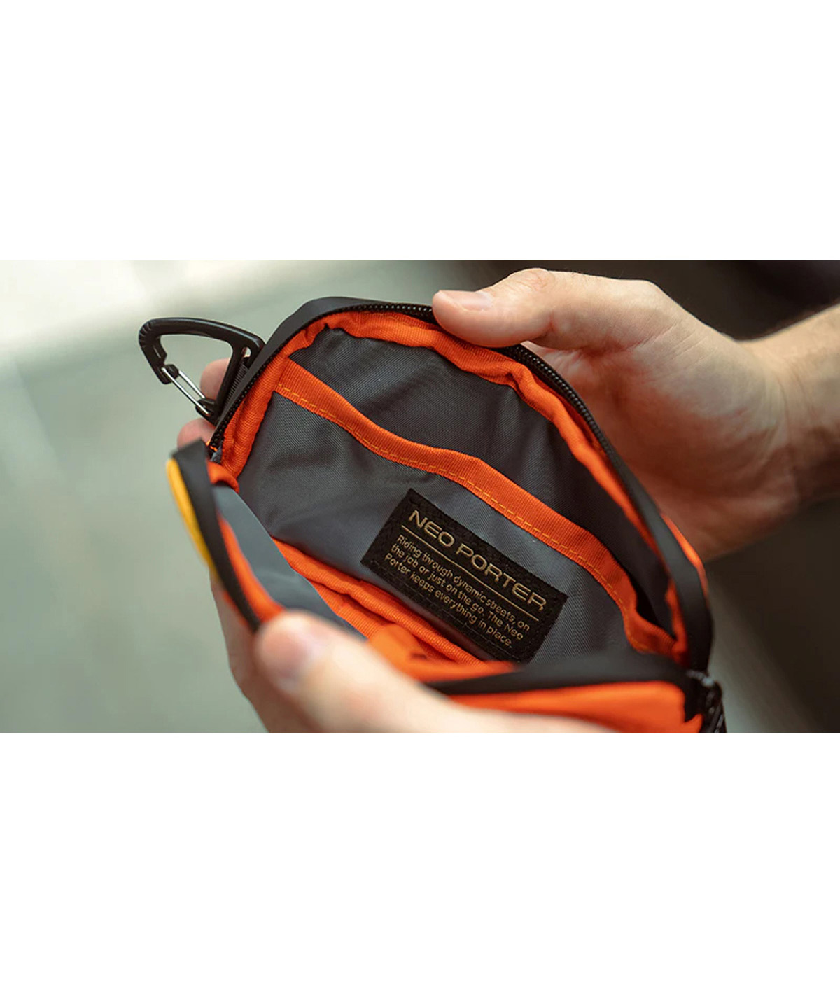 Portafoglio Cycling Wallet Touring Case GT arancione - lava