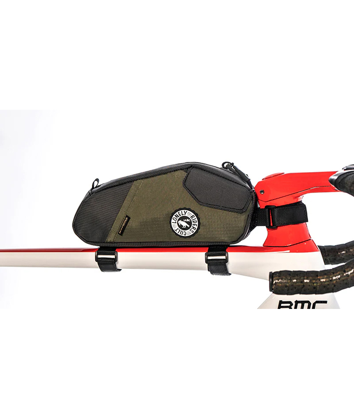 Borsello tubo orizzontale (sopra) Trekking GT PRO Bolt-On (1,5 L) verde oliva - moss