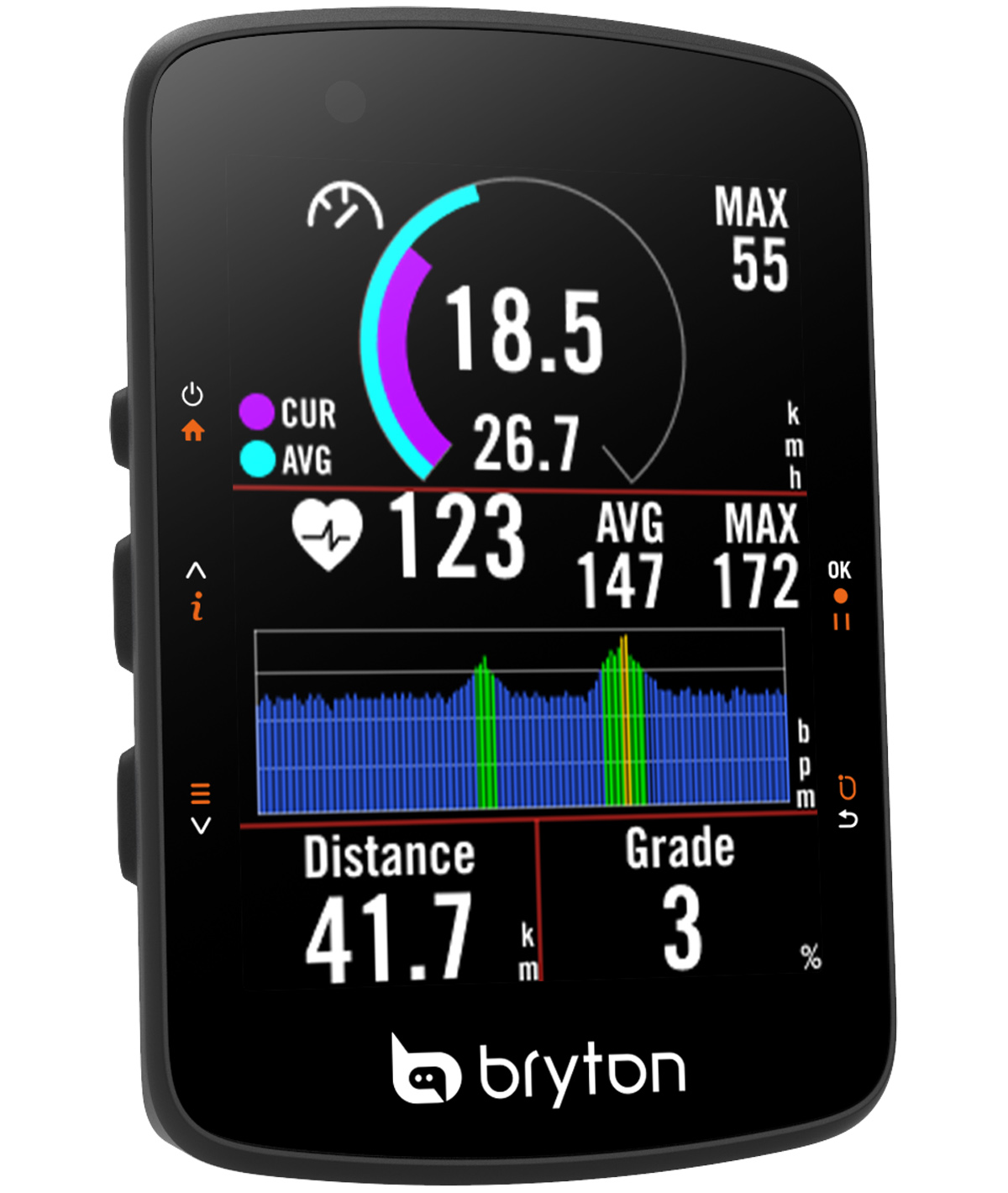 GPS Rider 550D con CAD e HRM
