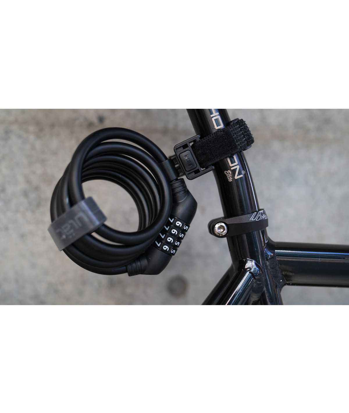 Lucchetto a cavo ZEN MASTER con combinazione nero - Black