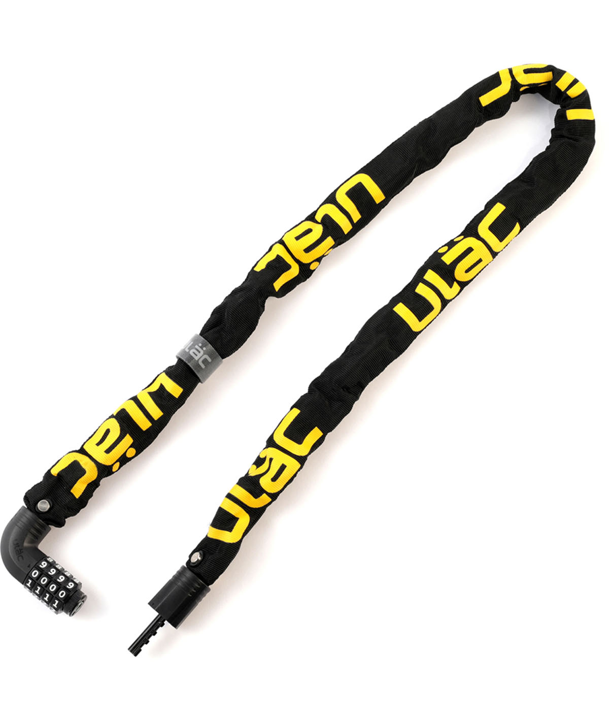 Lucchetto a catena STEEL KOMBAT con combinazione nero - Black