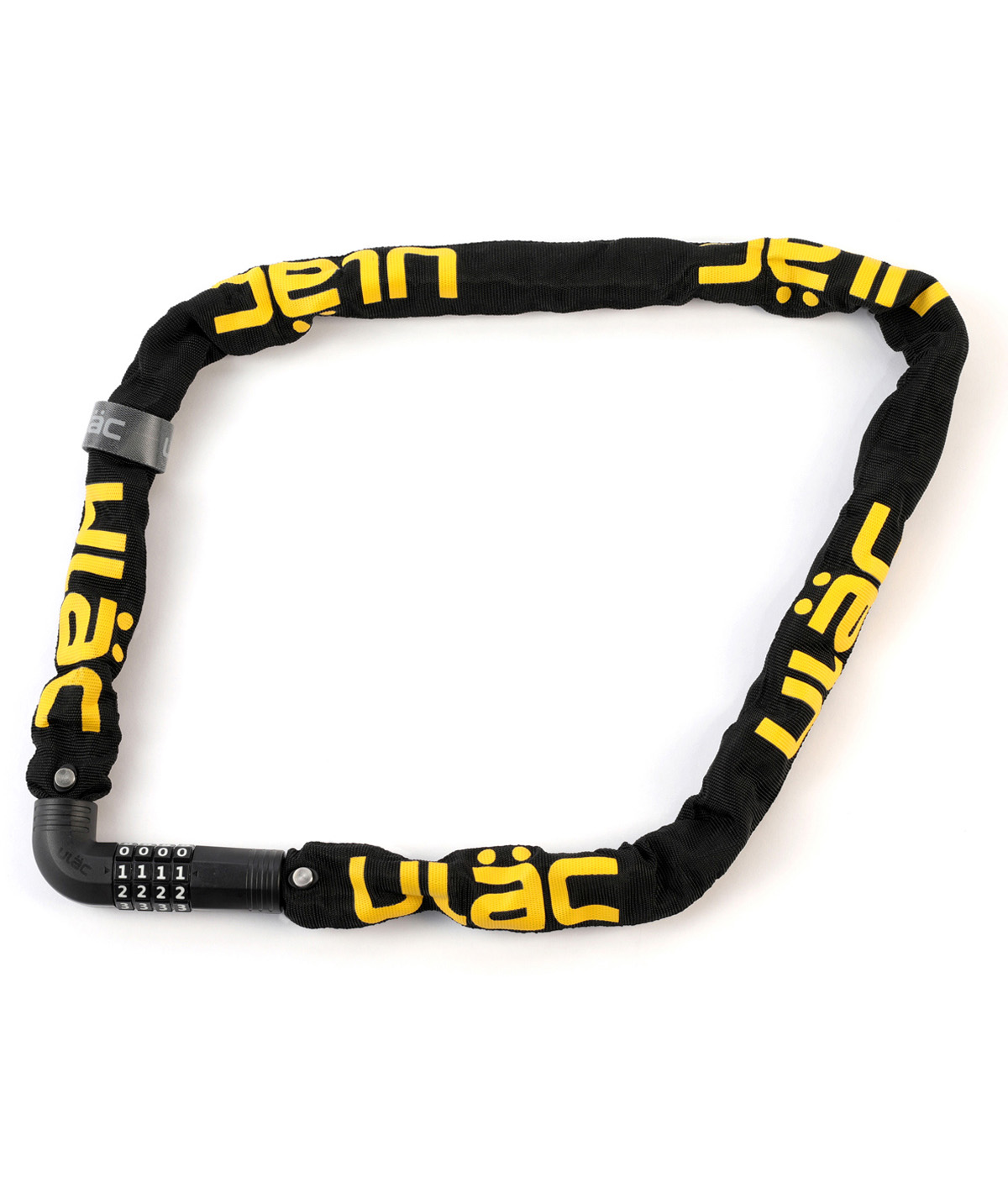Lucchetto a catena STEEL KOMBAT con combinazione nero - Black
