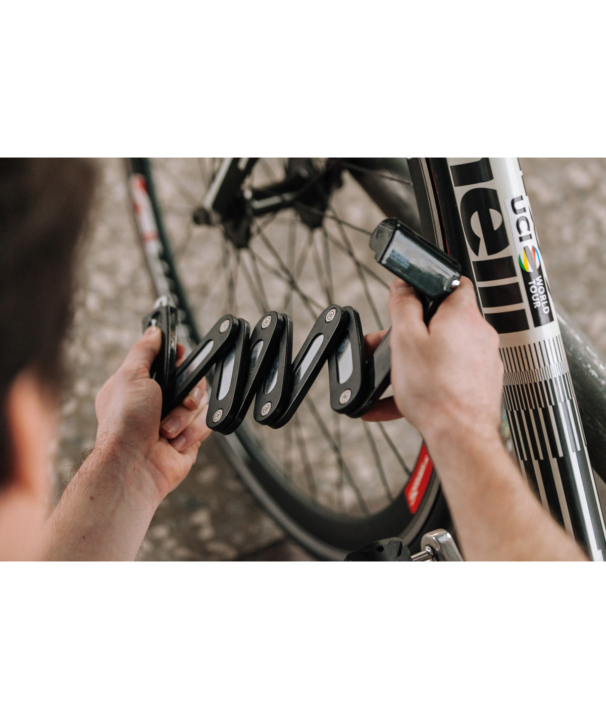 Lucchetto pieghevole TYPE-X nero - Black