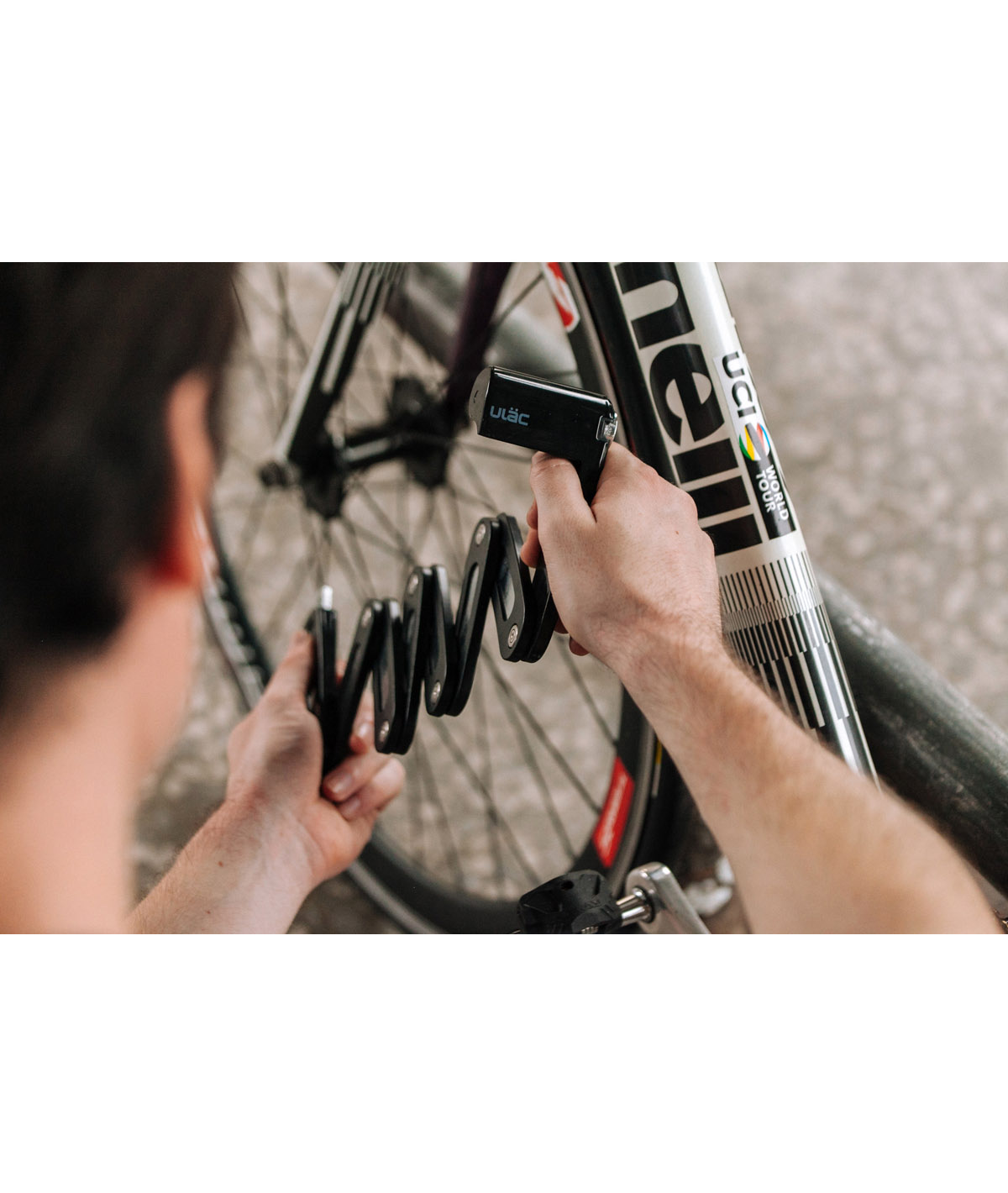 Lucchetto pieghevole TYPE-X nero - Black