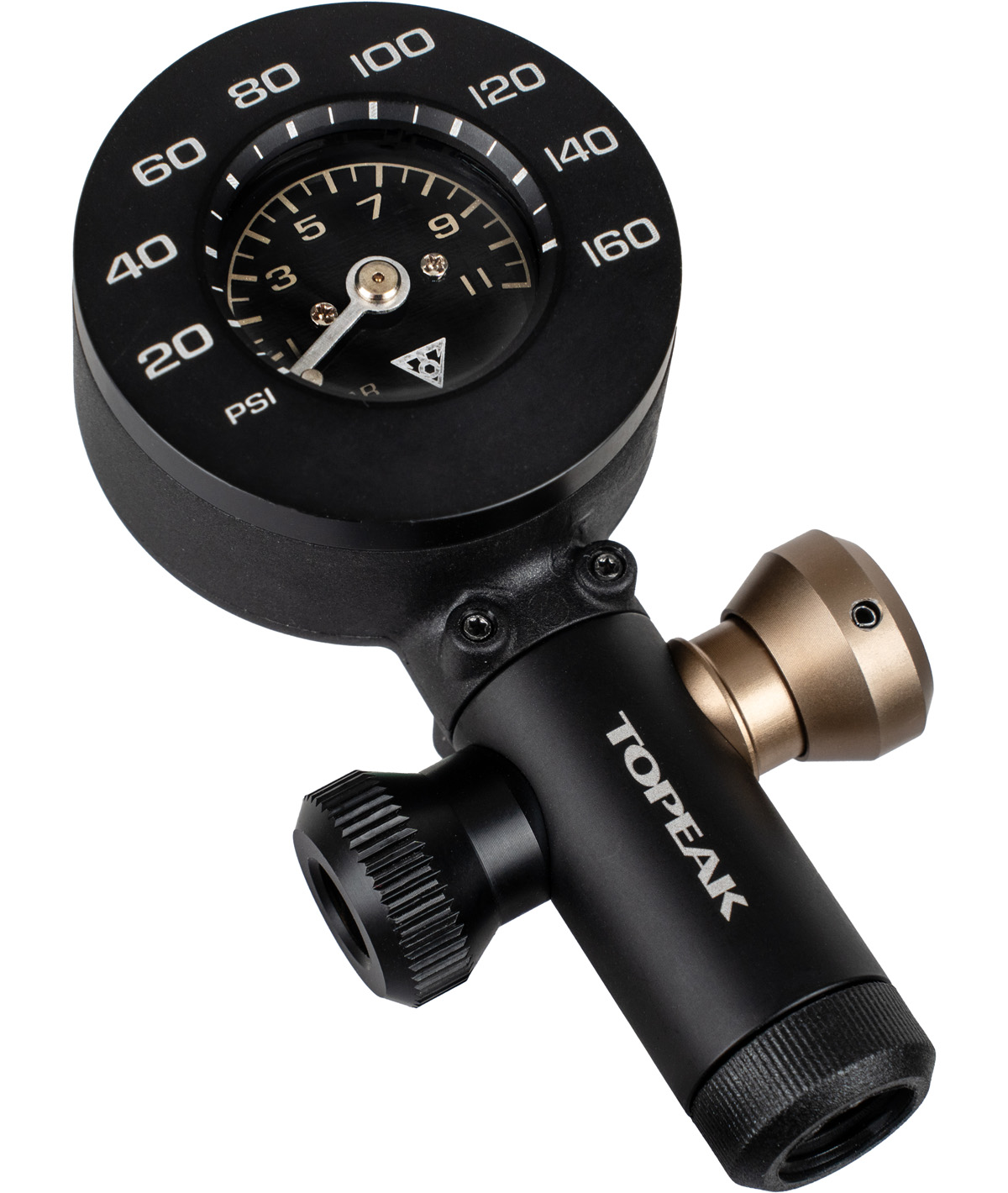 Airbooster CO2 G+ 2 in 1 con manometro analogico 11 bar/160 psi