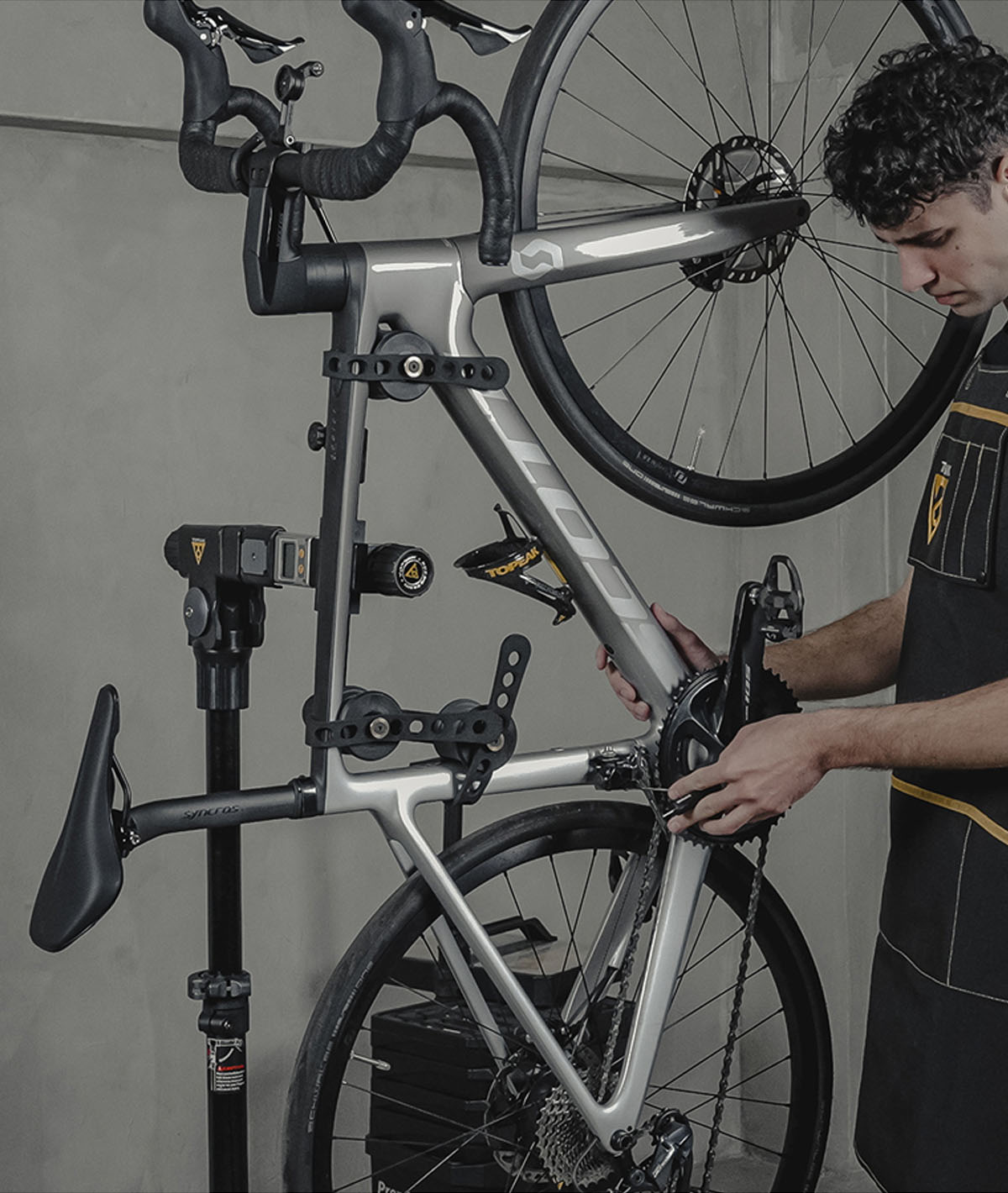 Supporto Bike Truss 3X con stabilizzatore manubrio per cavalletto portabici PrepStand Pro/Elite