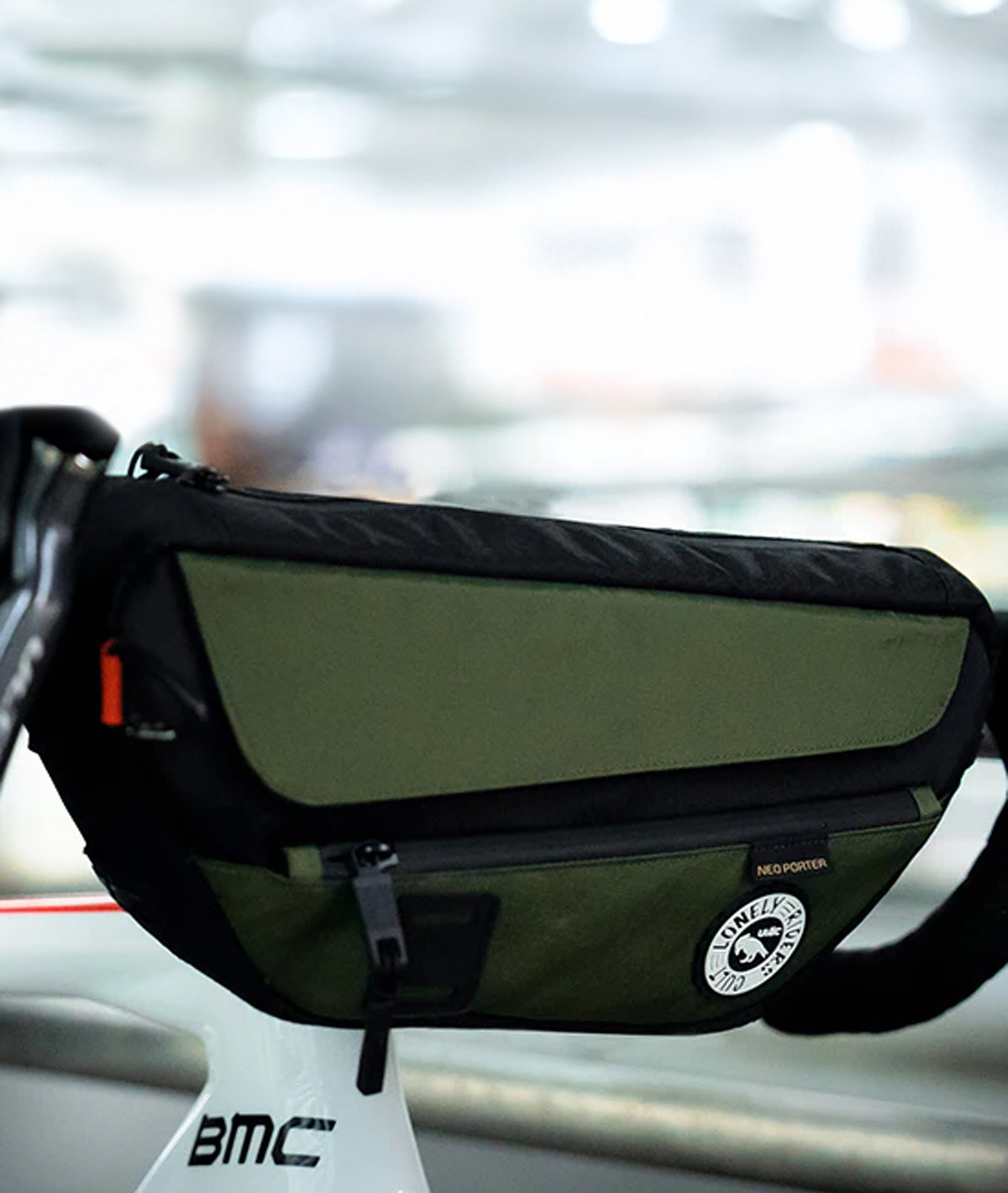 Borsa al manubrio KROSSPAK (2,8 L) verde oliva - Moss