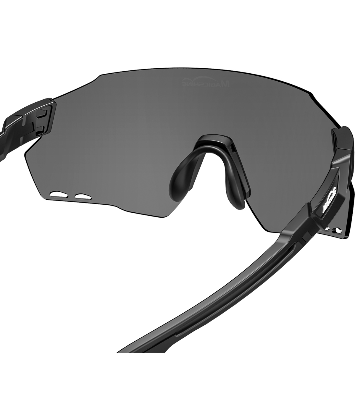 Occhiali Windbreaker nero/nero - lente grigia