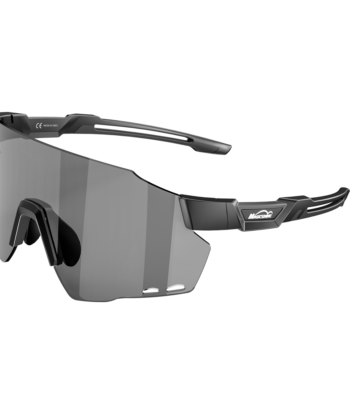 Occhiali Windbreaker nero/nero - lente grigia