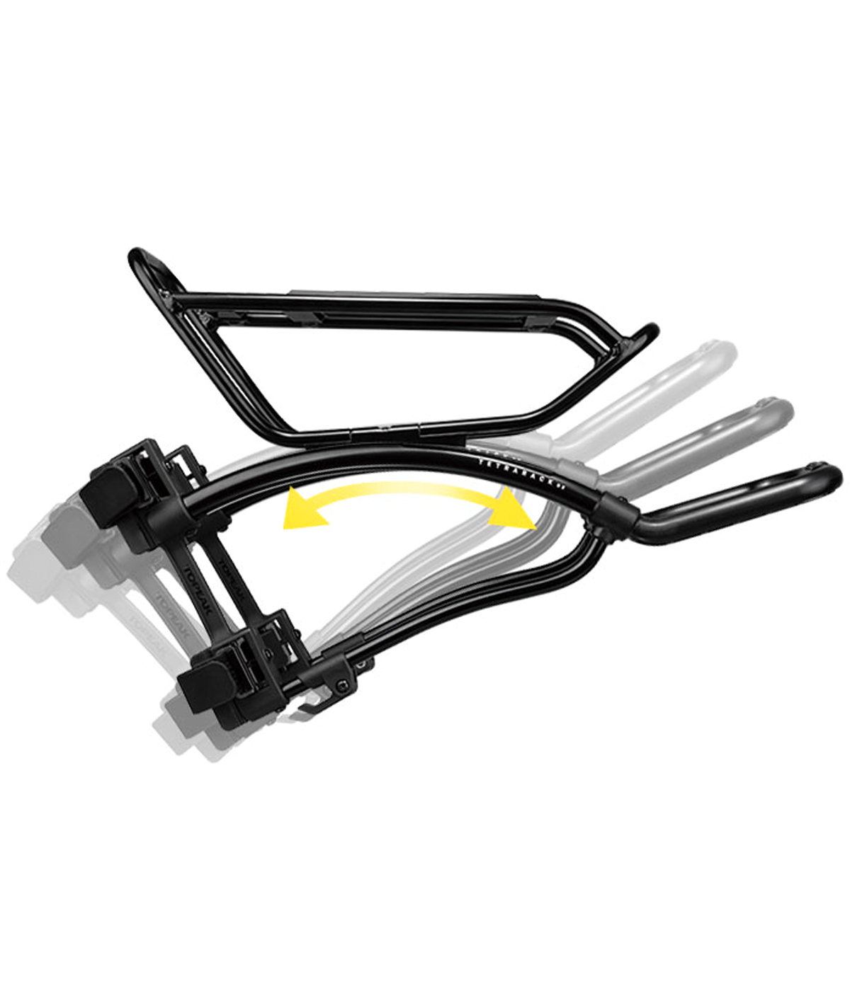 Portapacchi anteriore TetraRack M1 con sistema QuickTrack
