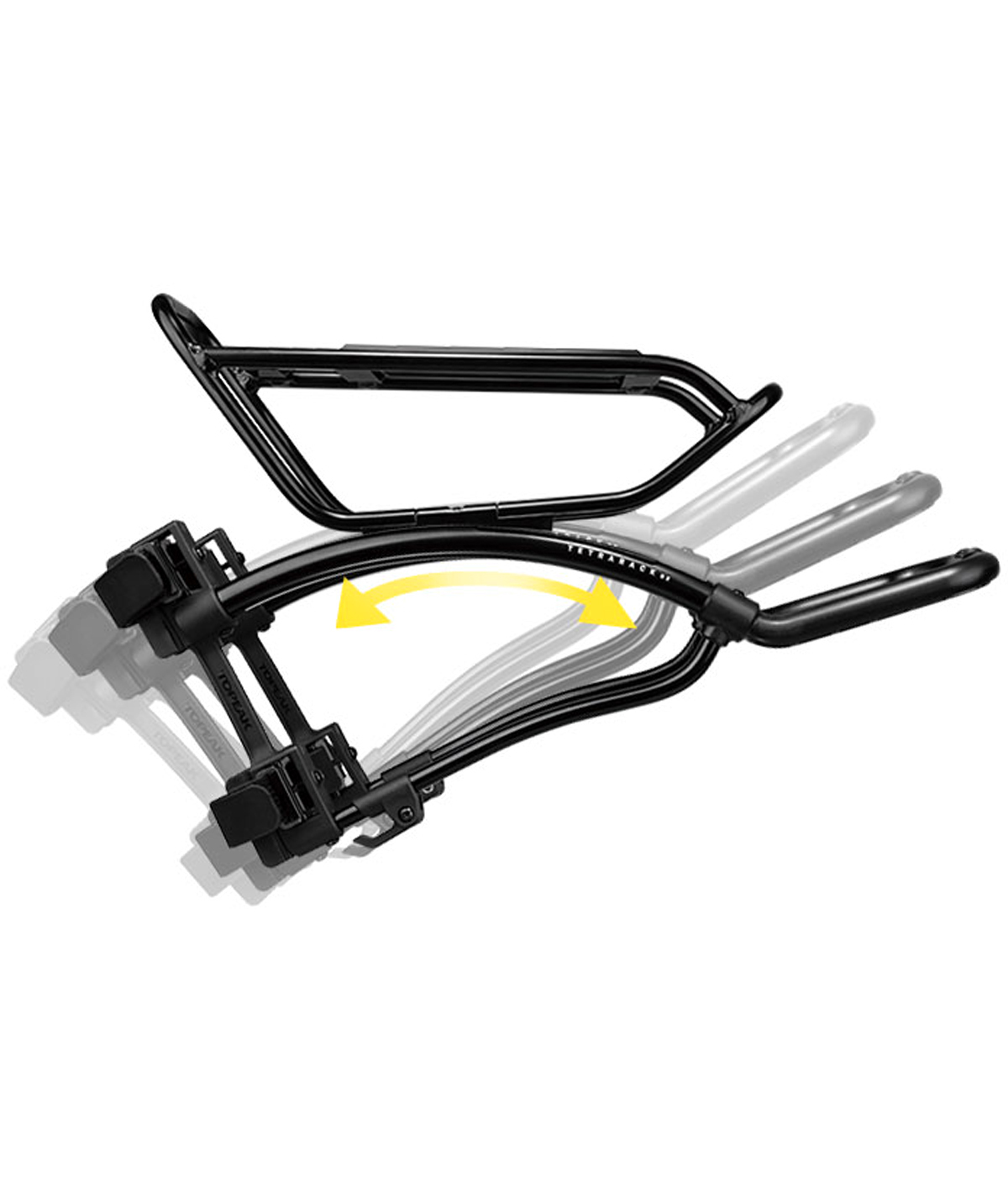 Portapacchi posteriore TetraRack M2 con sistema QuickTrack
