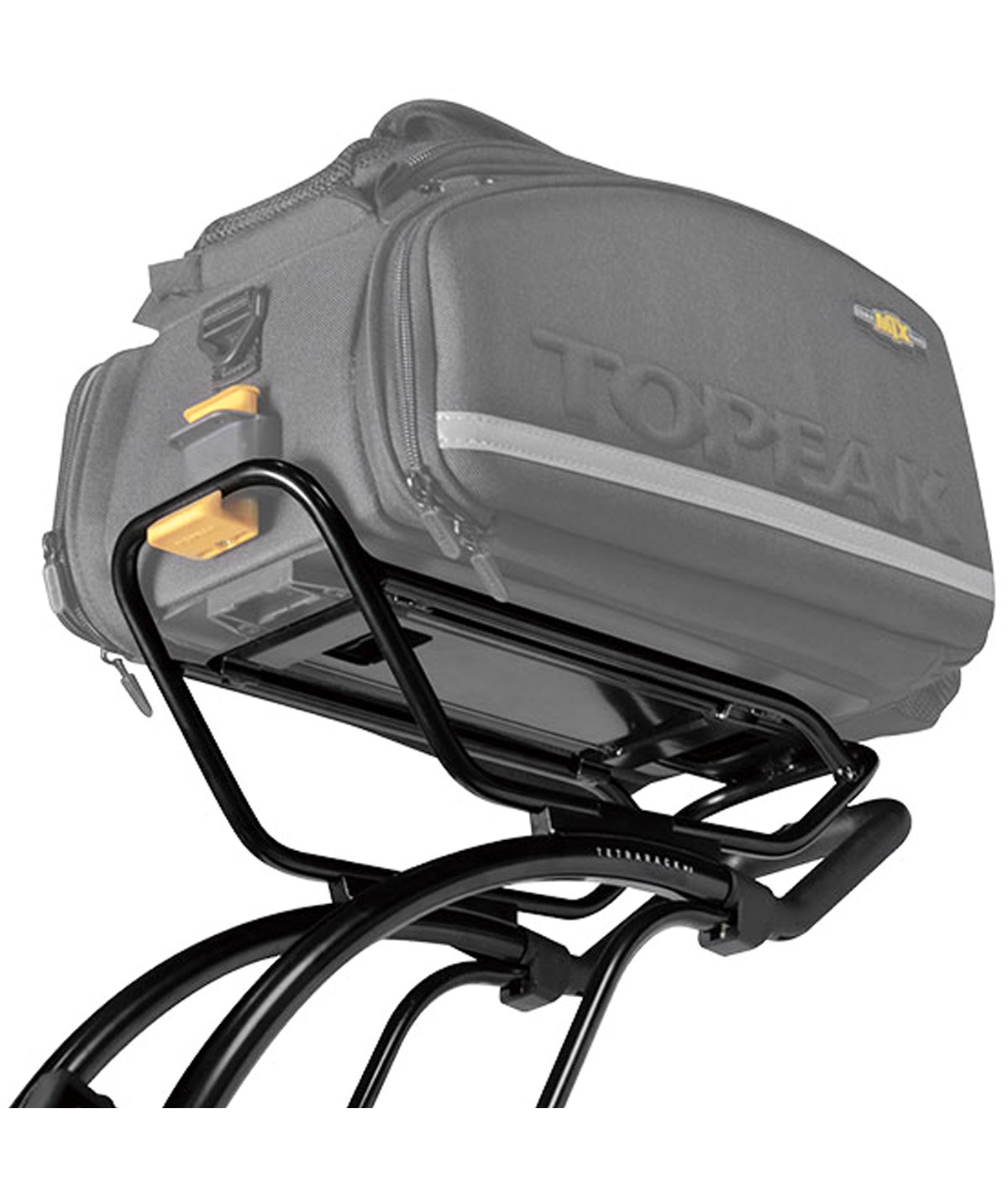 Portapacchi posteriore TetraRack M2 con sistema QuickTrack