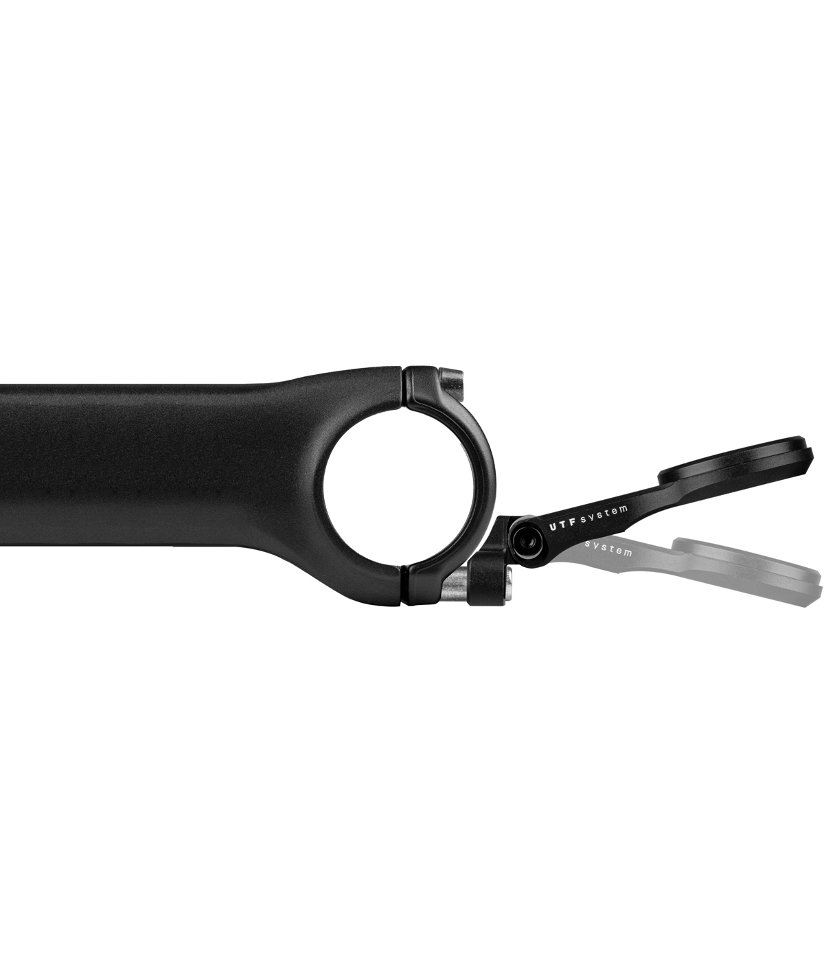 Supporto frontale UTF Multi-Mount Pro per attacco 4-bulloni, compatibile con Ciclo Computer/luci anteriori e adattatori Go Pro