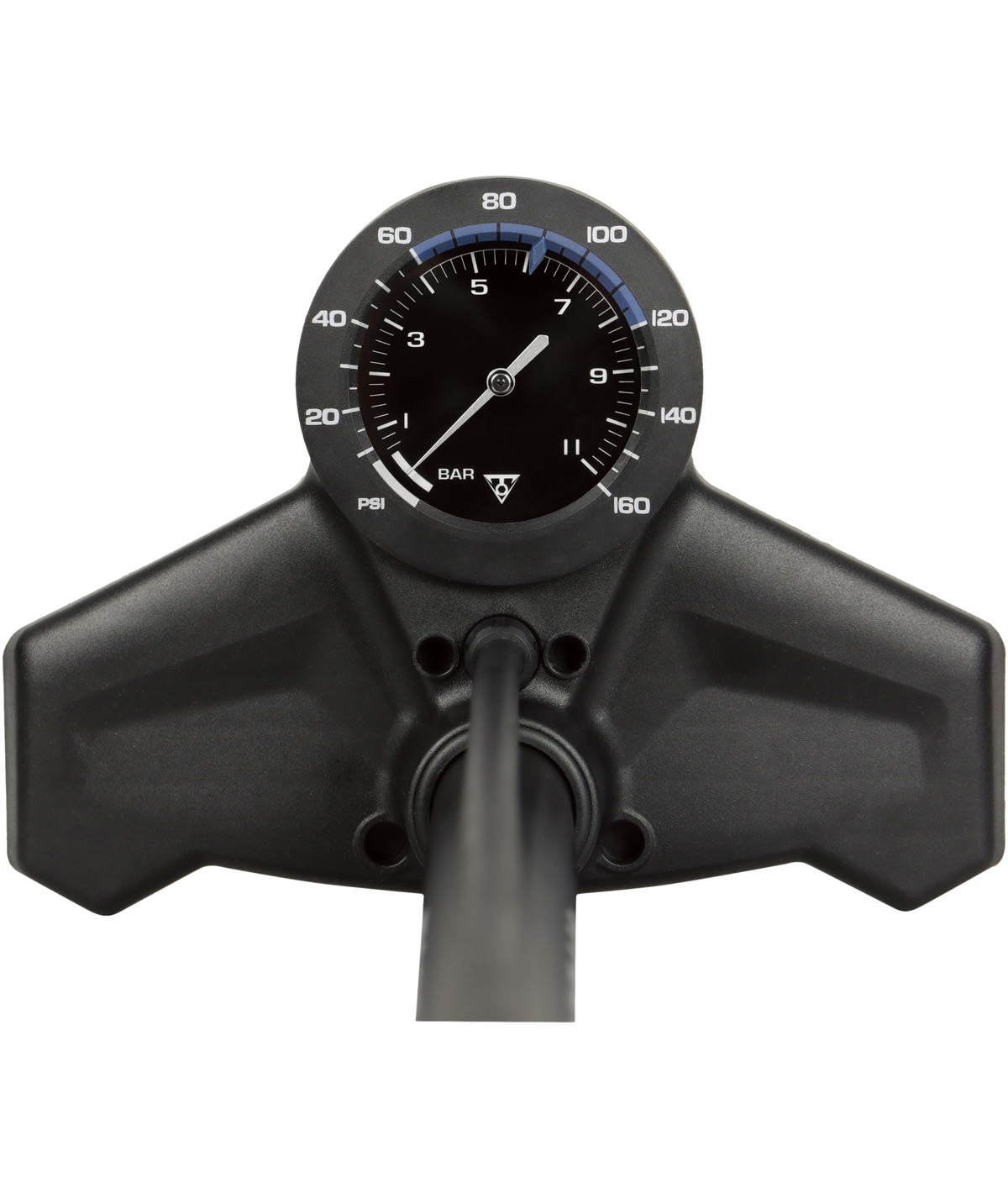 Pompa da pavimento Joeblow Roadie Ex con raccordo Smarthead e manometro analogico 11 Bar/160 PSI