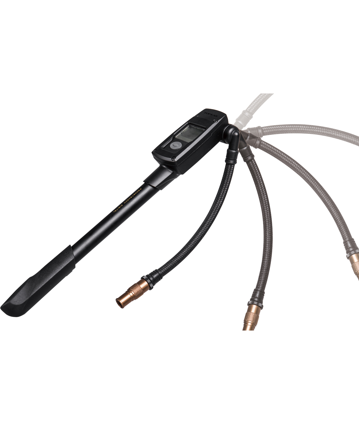 Minipompa per ammortizzatori PocketShock Digital con valvola Pressure-Rite e manometro digitale 20.7 bar/300psi