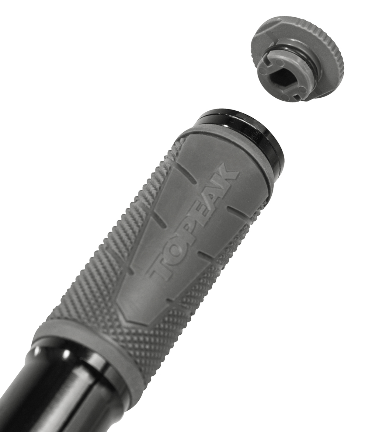 Minipompa RaceRocket HP con raccordo SmartHead ThreadLock 11 bar/160 psi nera