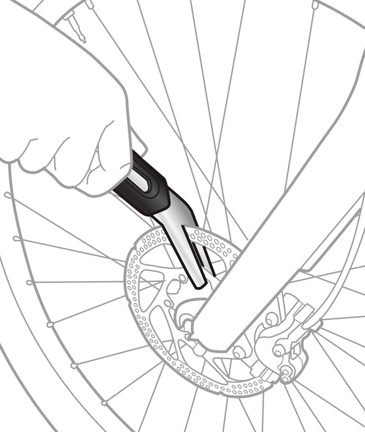 Leva RotorTru per allineamento disco freno