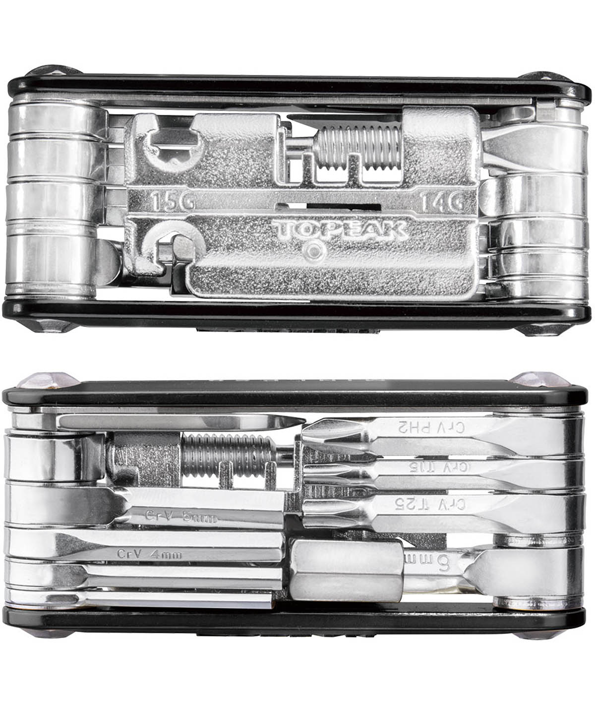 Chiave multiuso Mini P20 (20 funzioni) nera con custodia