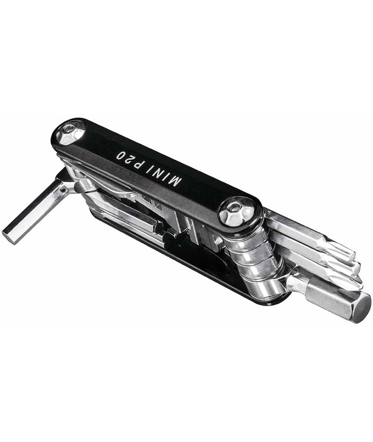 Chiave multiuso Mini P20 (20 funzioni) nera con custodia