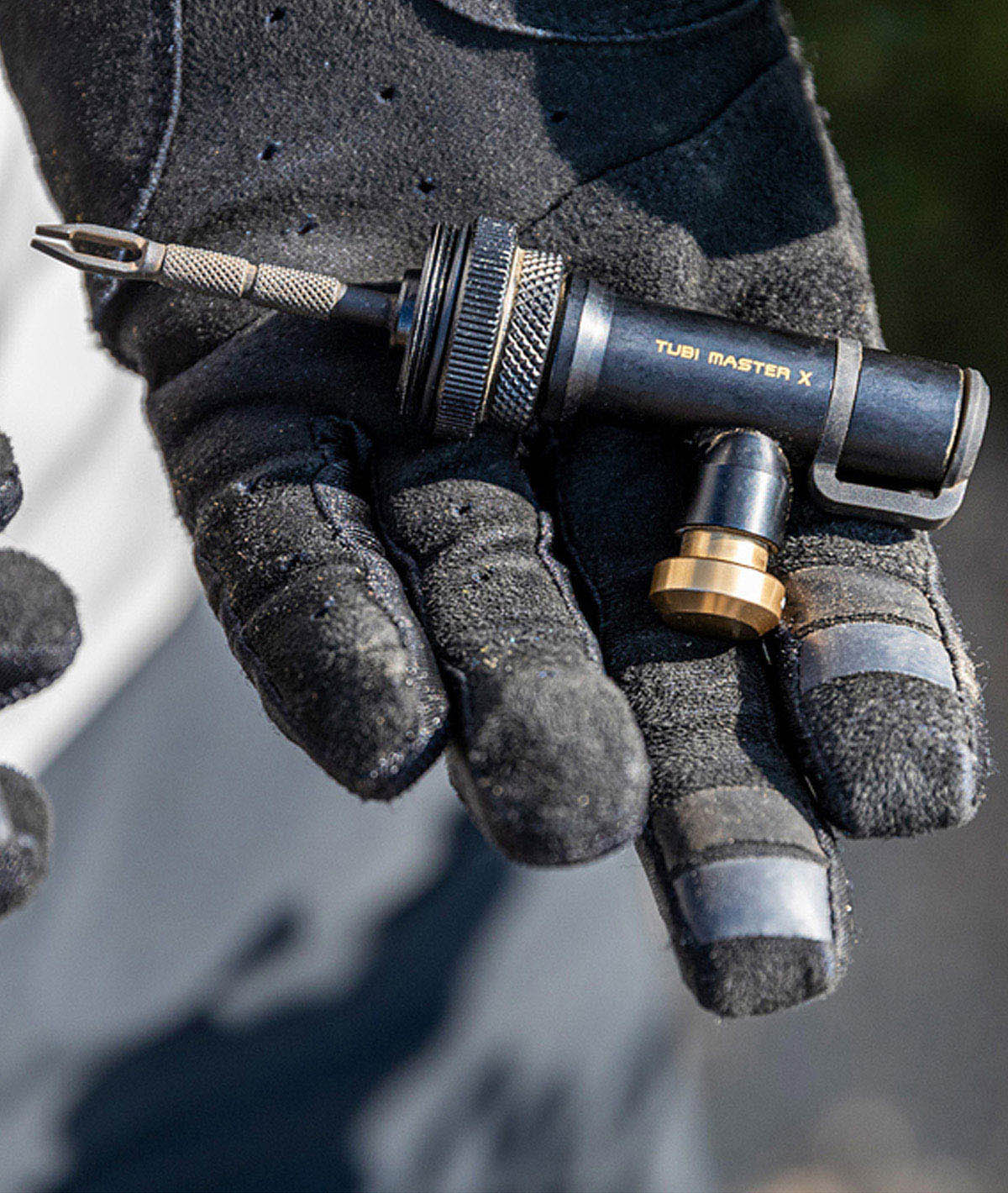 Kit utensili Tubi Master X per coperture tubeless con cinturino in velcro