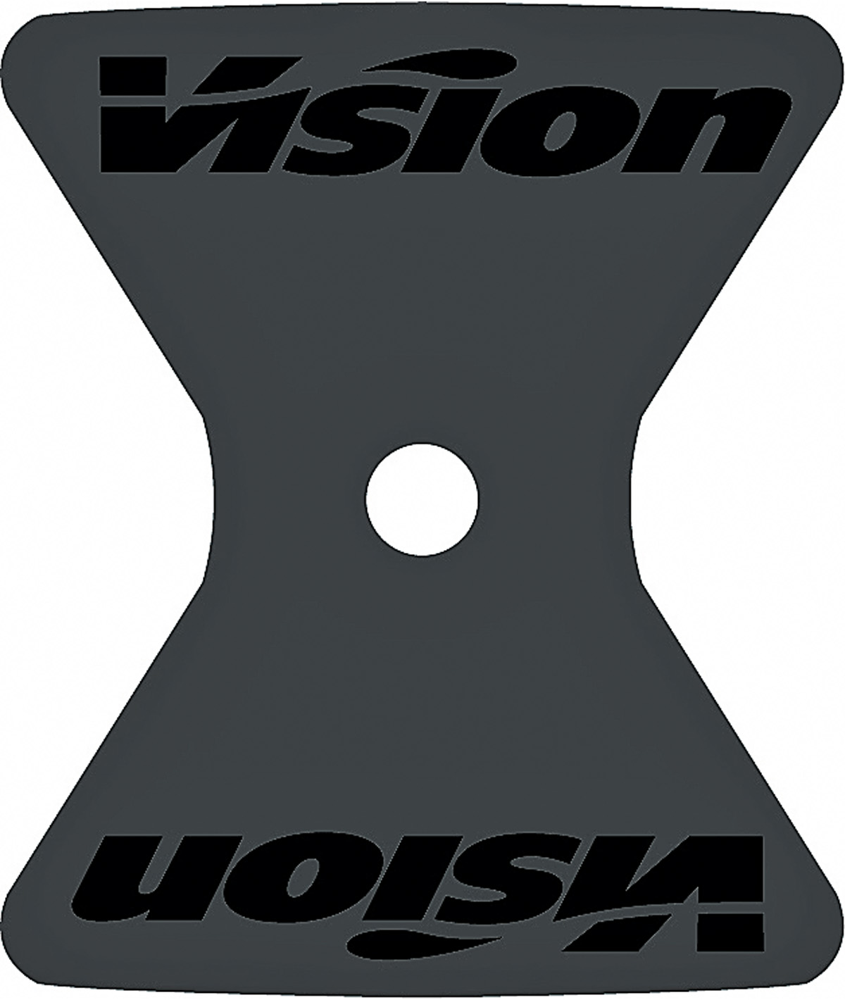 Adesivo Vision ferma valvola nero/grigio