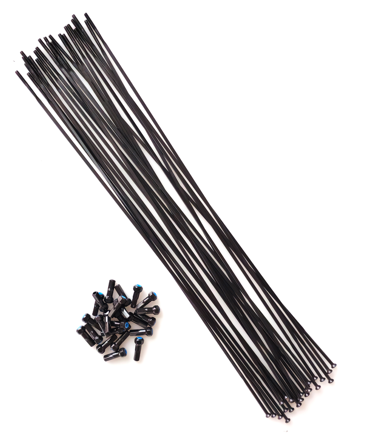 Kit raggi SC 40 DB 276mm neri c/nipples