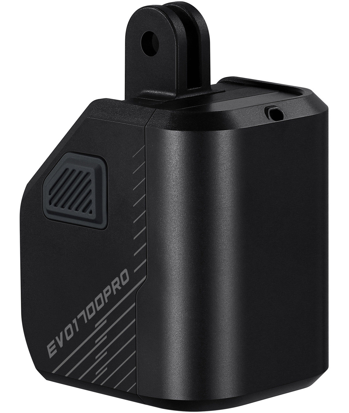 Fanalino anteriore a led bianco EVO 1700 PRO nero USB-C con telecomando (montaggio inferiore)