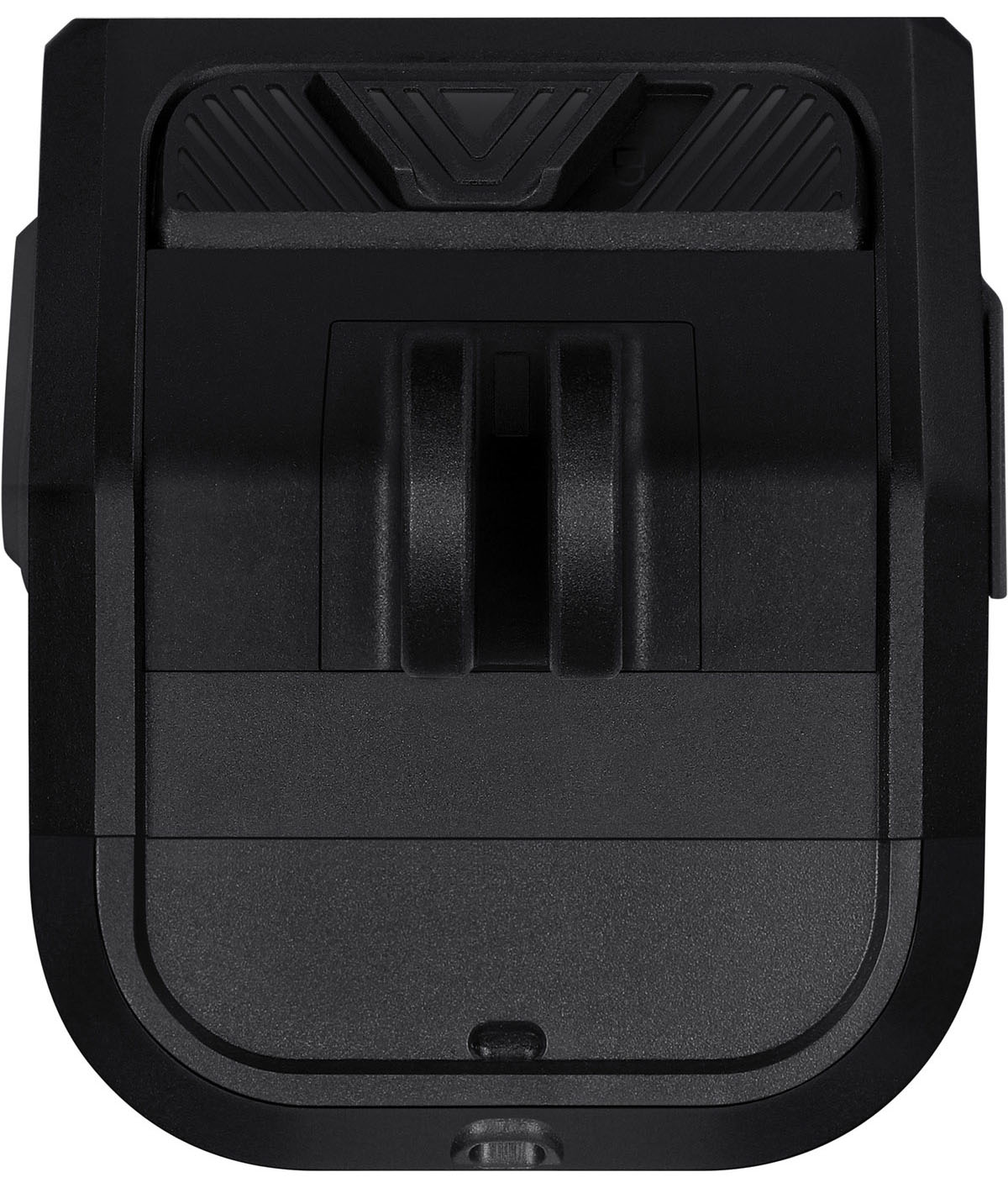 Fanalino anteriore a led bianco EVO 1700 PRO nero USB-C con telecomando (montaggio inferiore)