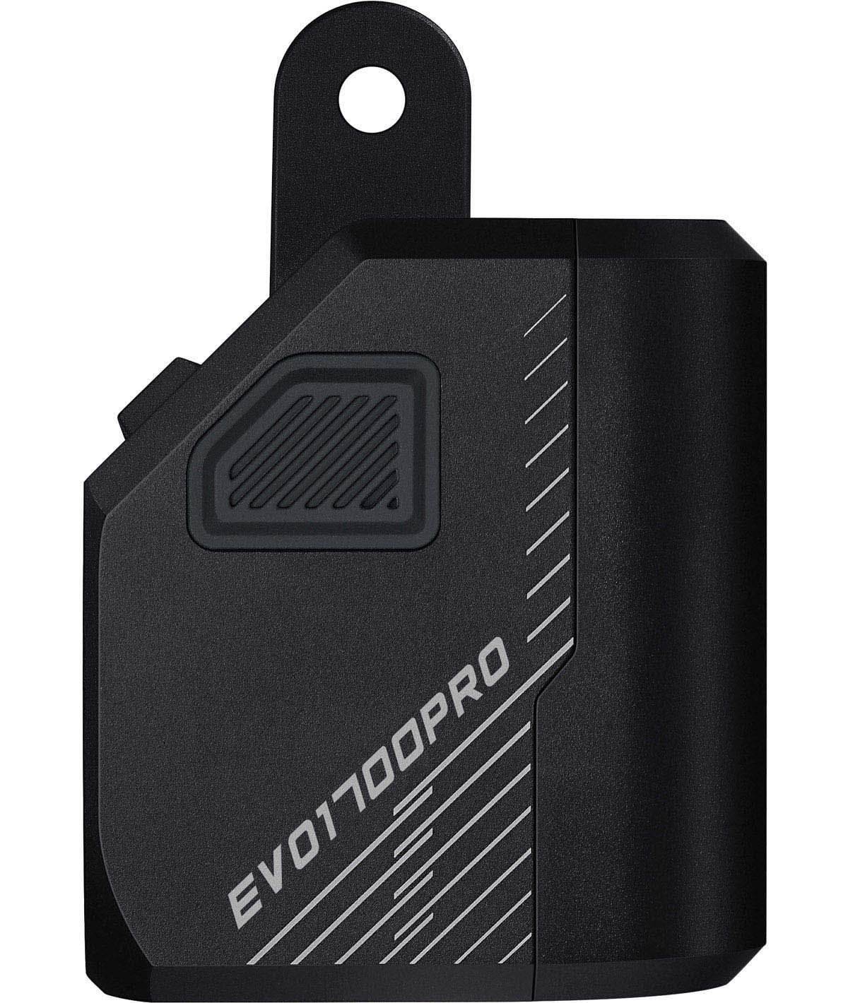 Fanalino anteriore a led bianco EVO 1700 PRO nero USB-C con telecomando (montaggio inferiore)