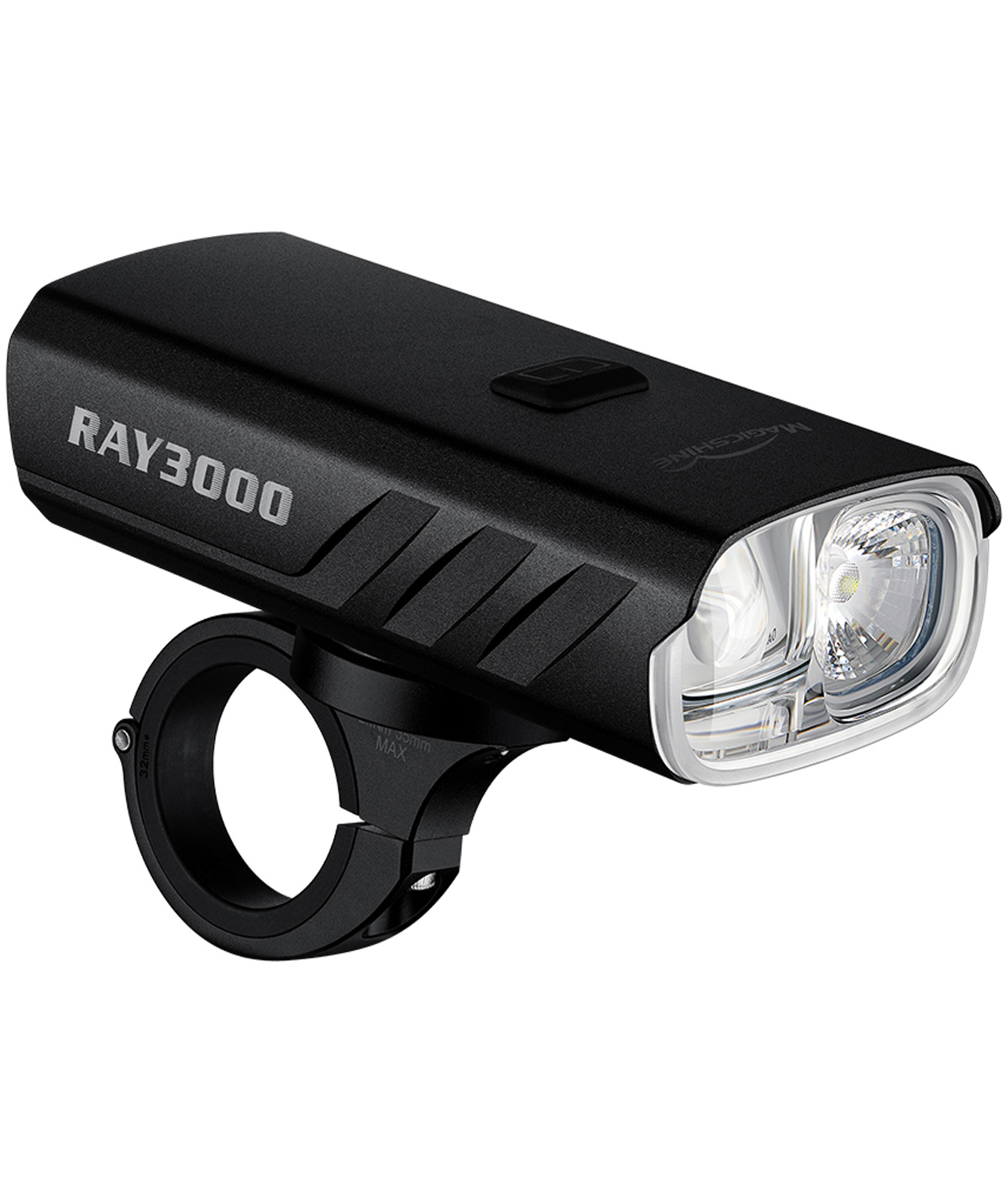 Fanalino anteriore a led bianco Ray 3000 USB-C con telecomando